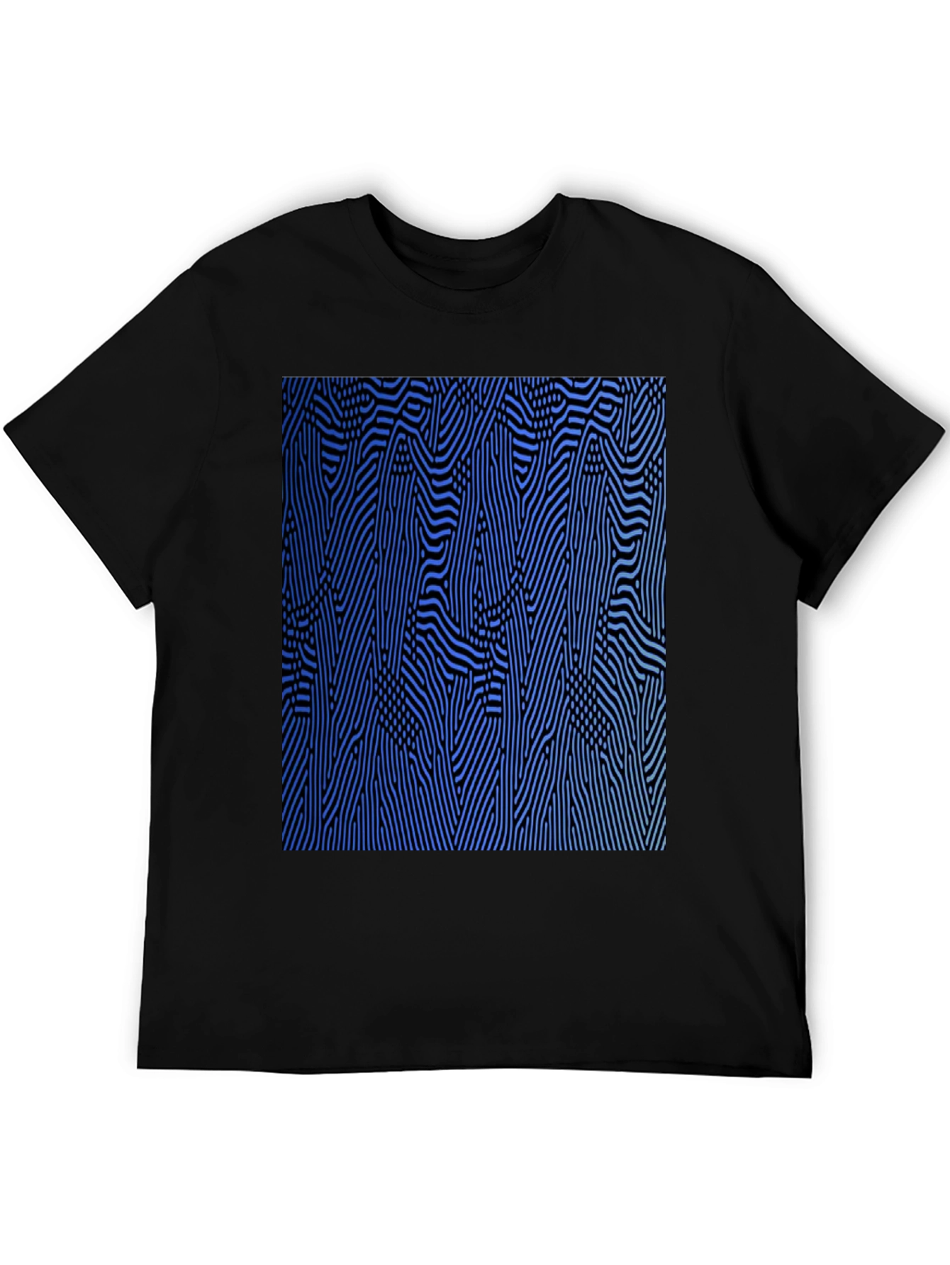 Abstract Pattern Graphic Tee - Modern Style - 5