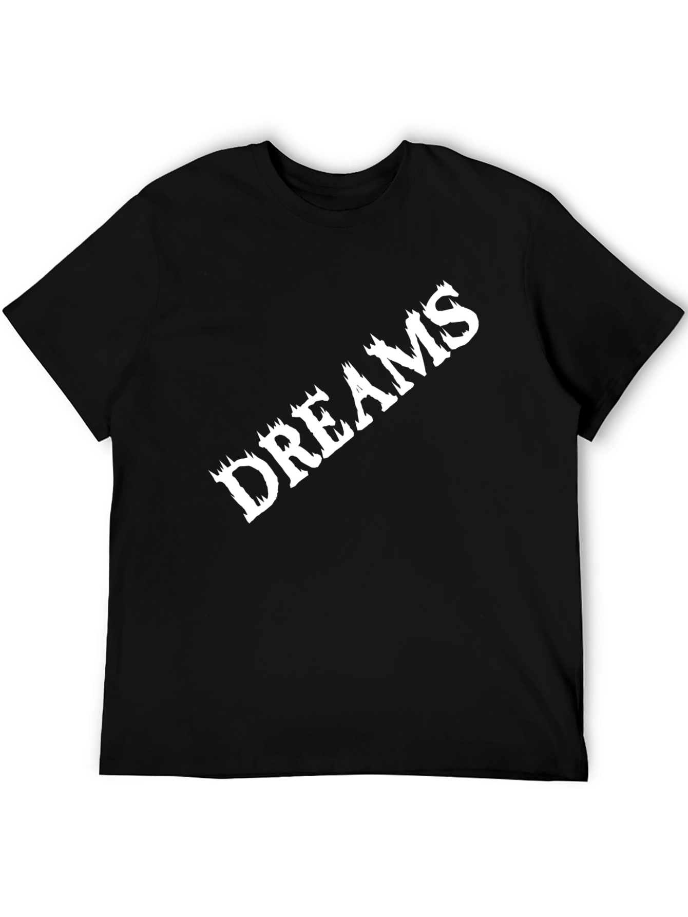 Black Dreams Graphic Tee - Black Short Sleeve Casual Shirt view 5