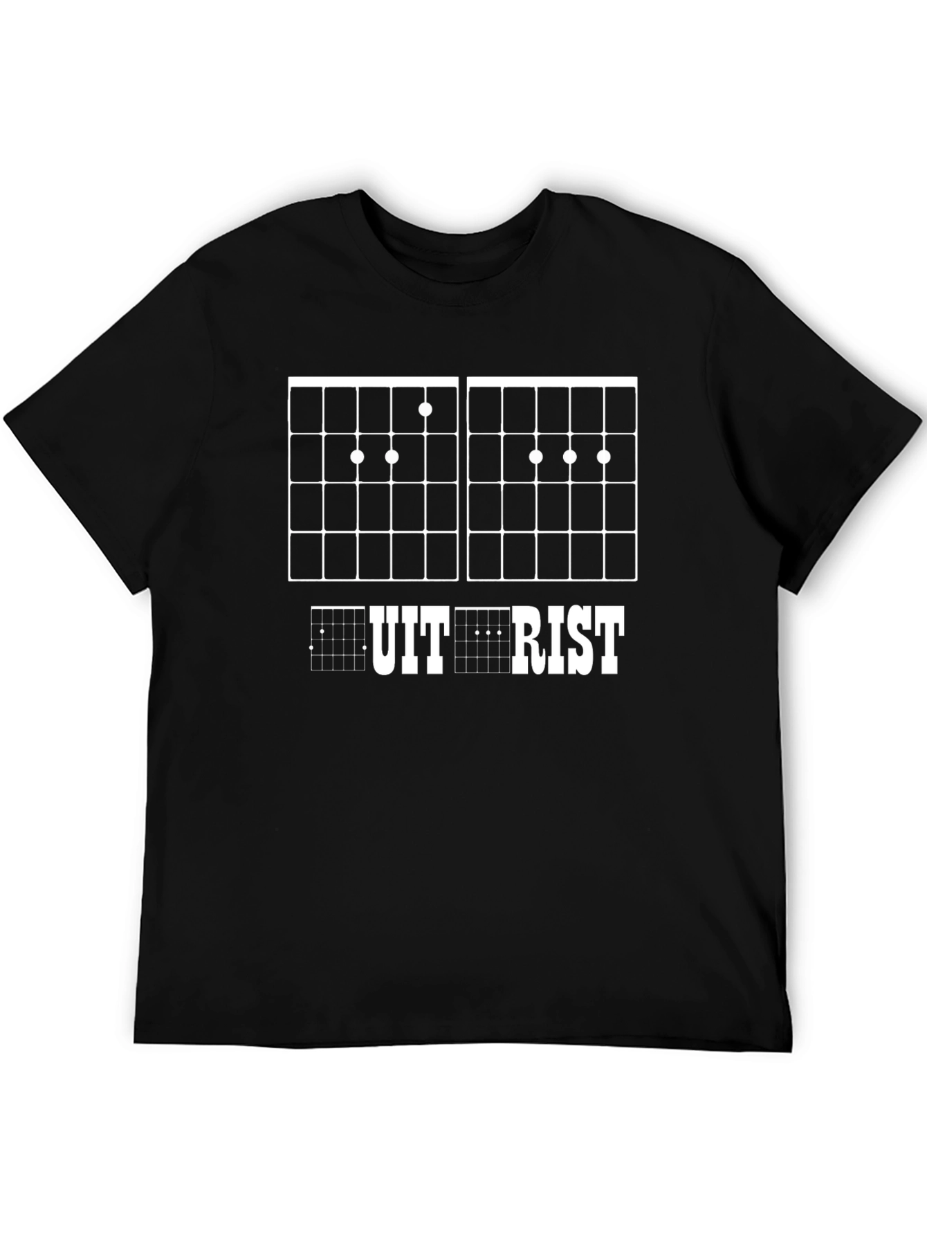 Guitarist Chord Chart Black T-Shirt - 5