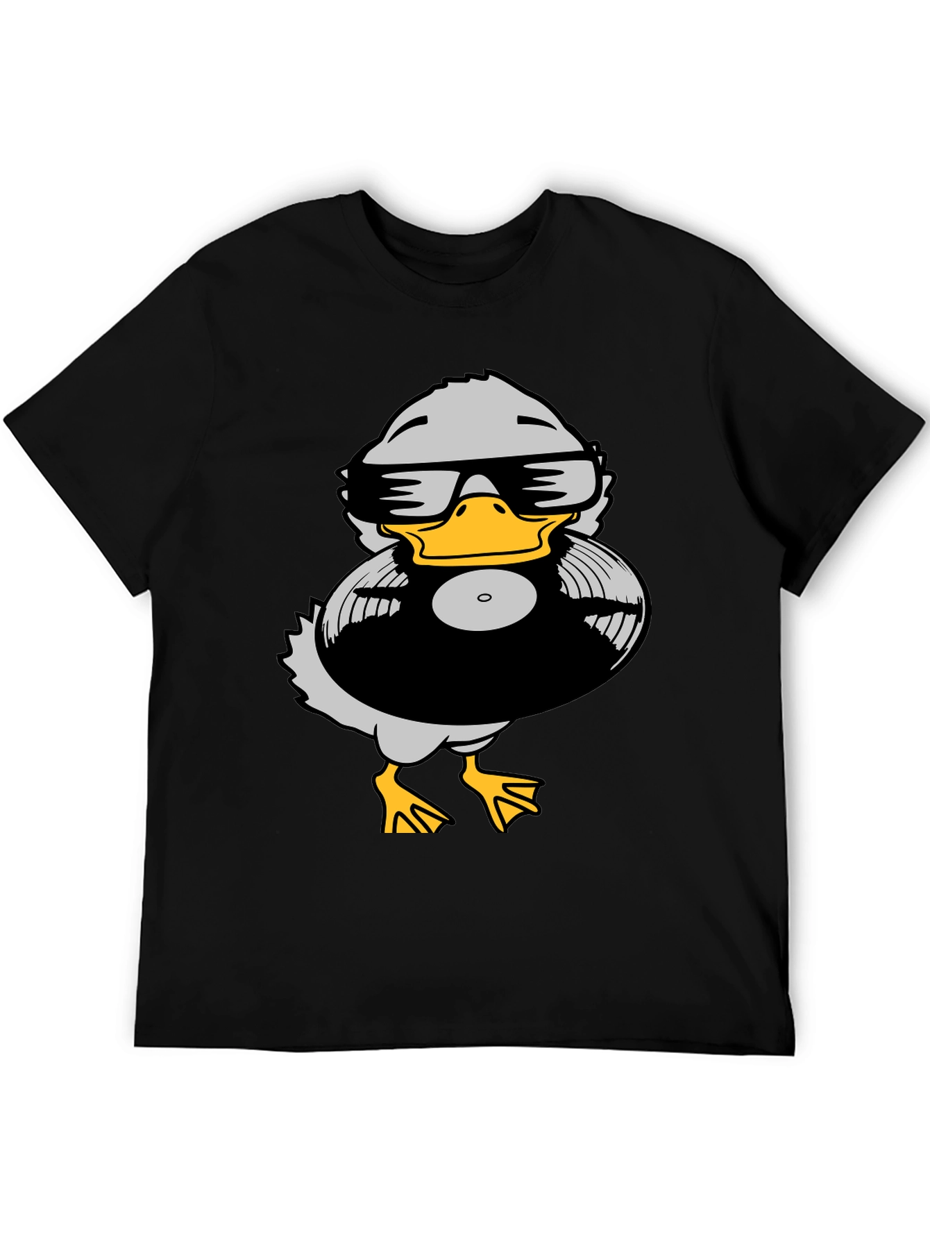 Black Duck DJ Graphic Tee - Black view 5