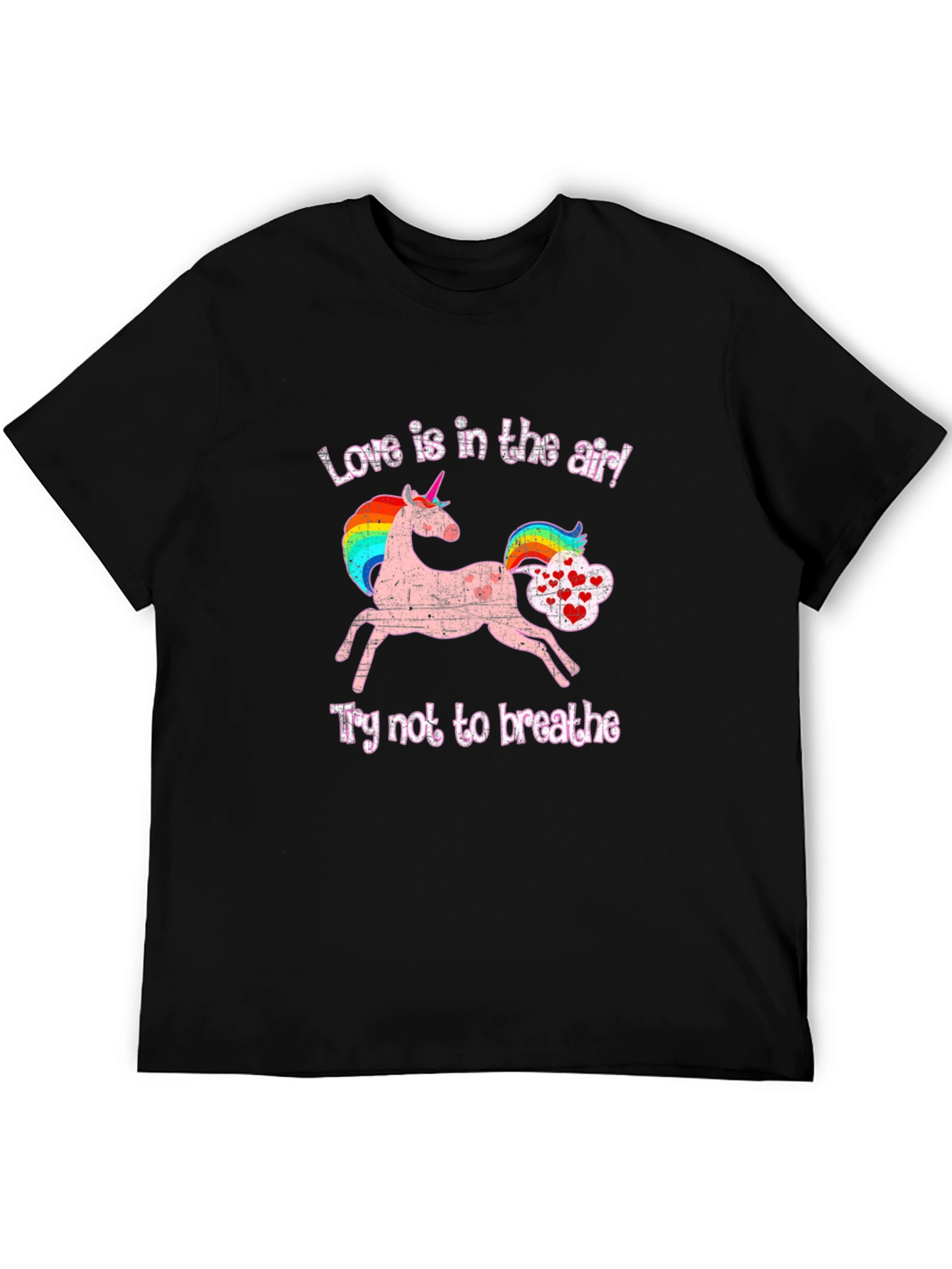 Black Unicorn 'Love is in the Air' Graphic Tee view 5