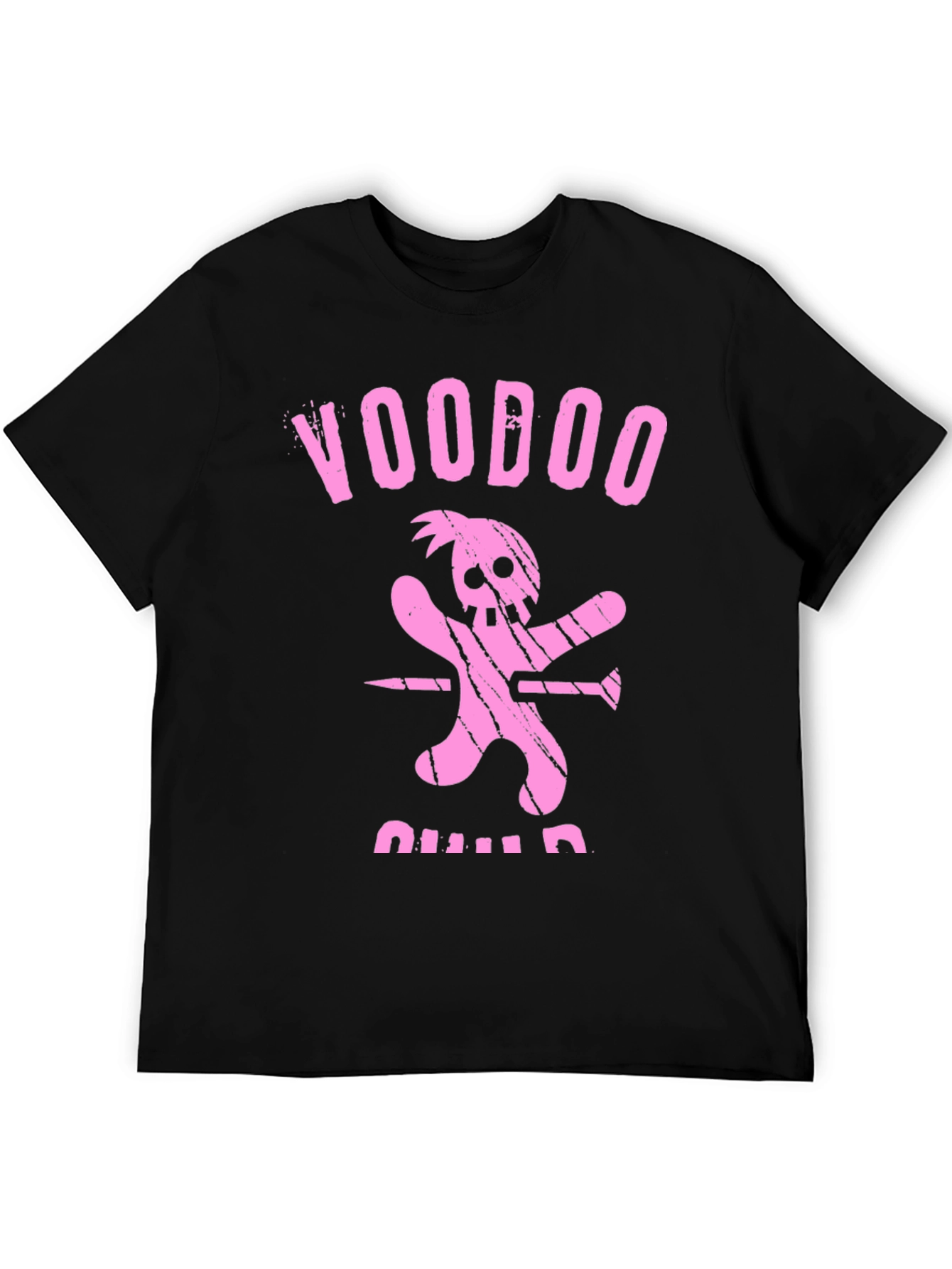 Black Voodoo Child Graphic T-Shirt view 5