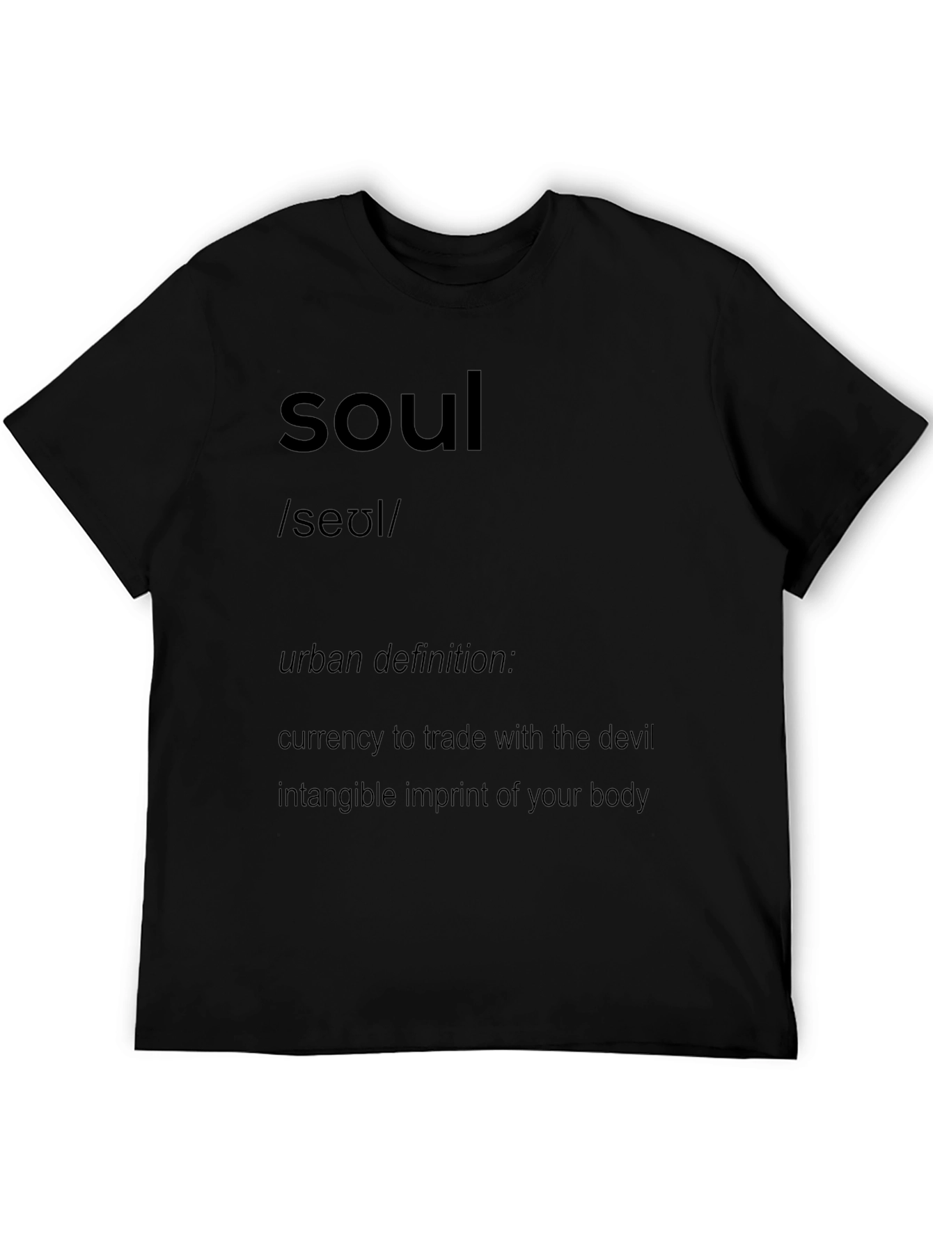 Black Urban Definition Soul T-Shirt view 5
