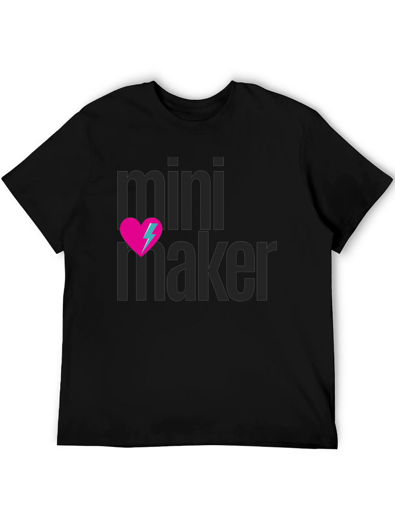 Black Mini Maker Graphic T-Shirt view 5