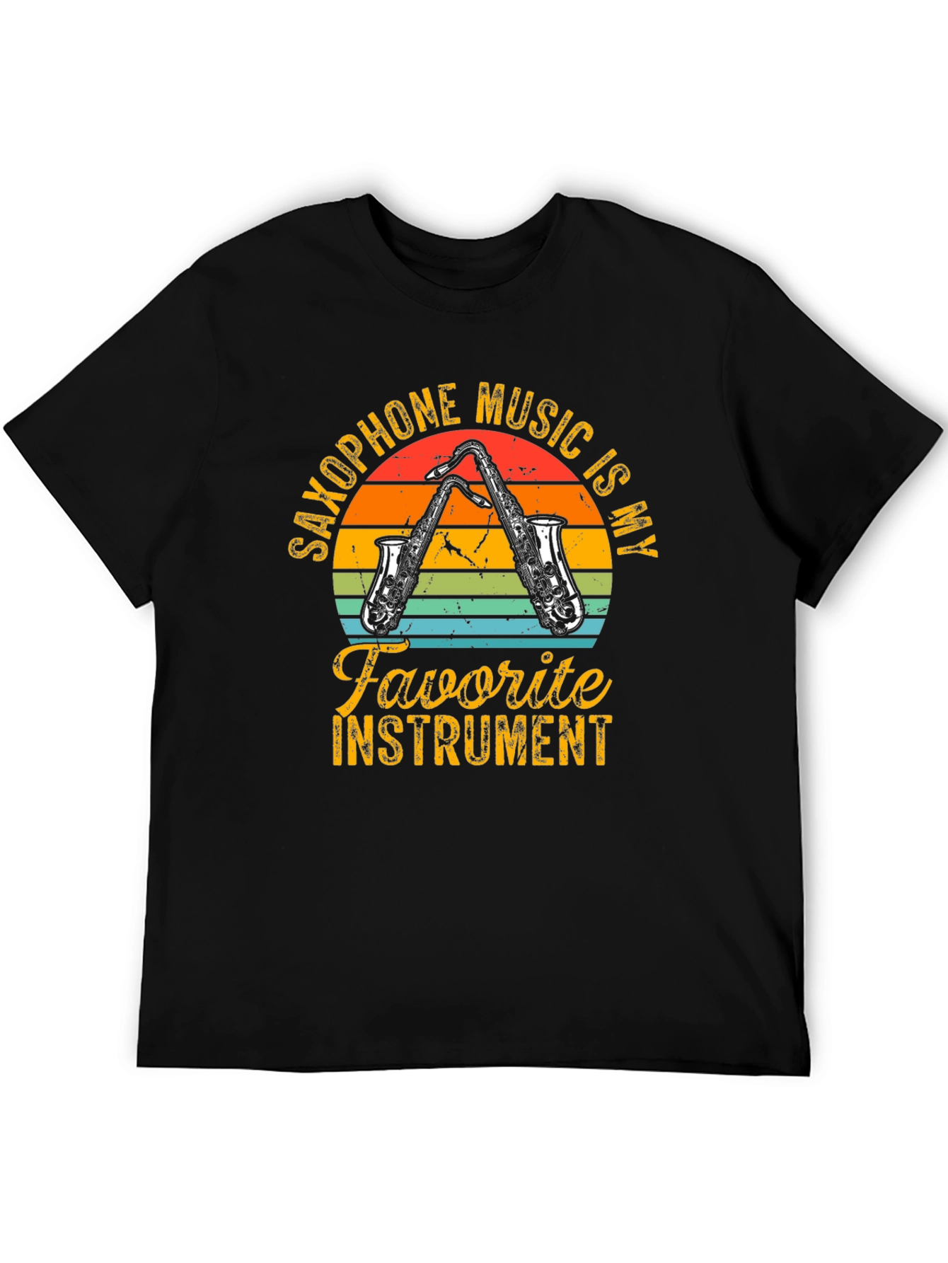 Saxophone Music Is My Favorite Instrument T-Shirt - 5