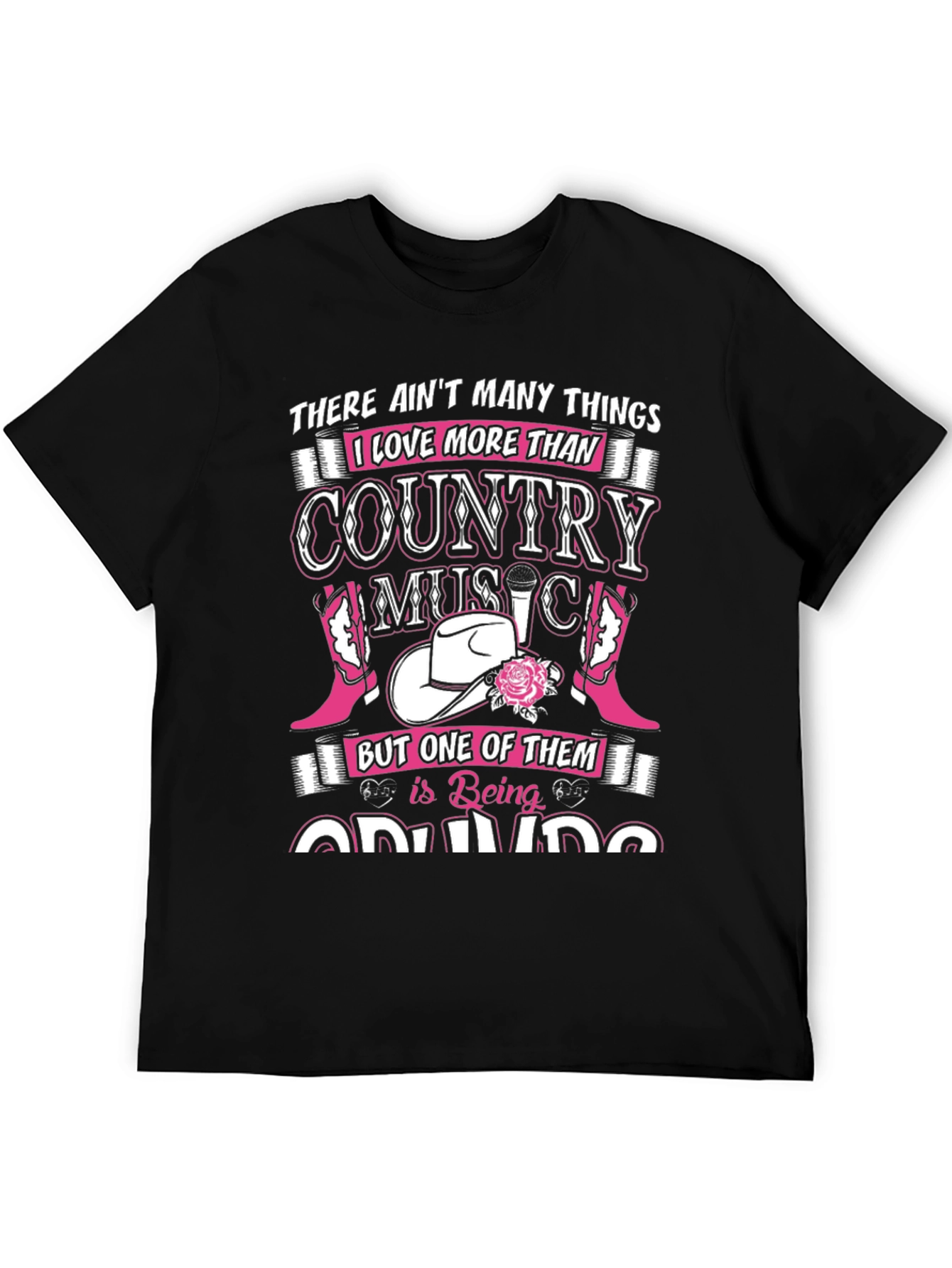 Black Country Music Lover T-Shirt view 5