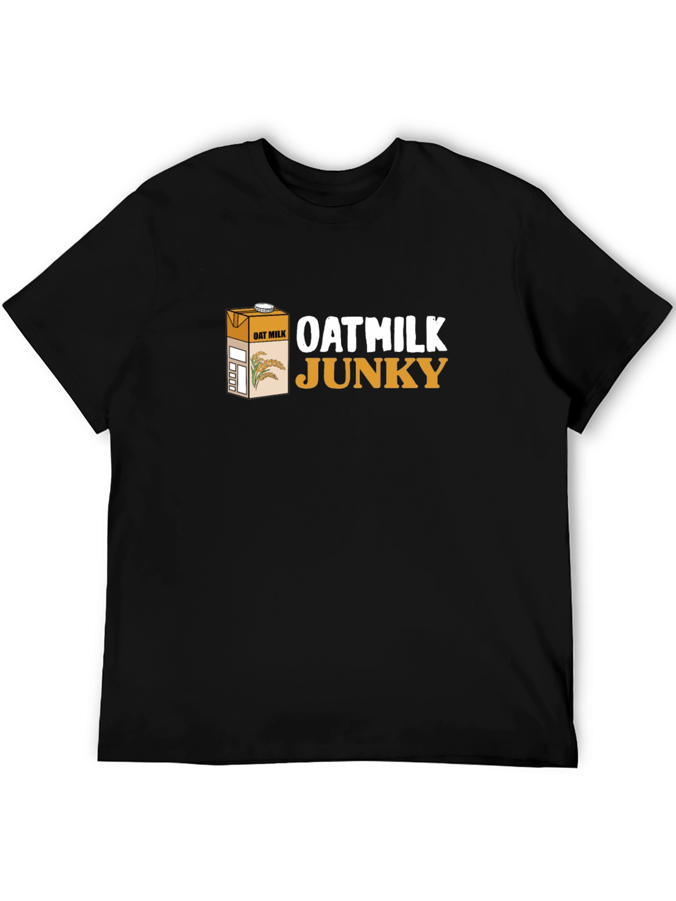 Oatmilk Junky Graphic T-Shirt - Novelty Vegan Tee - 5