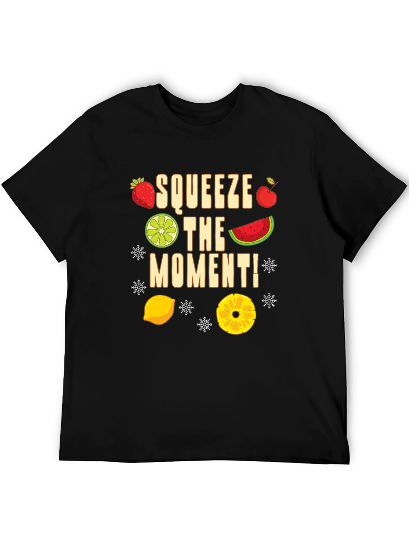 Black Squeeze the Moment Fruit T-Shirt view 5