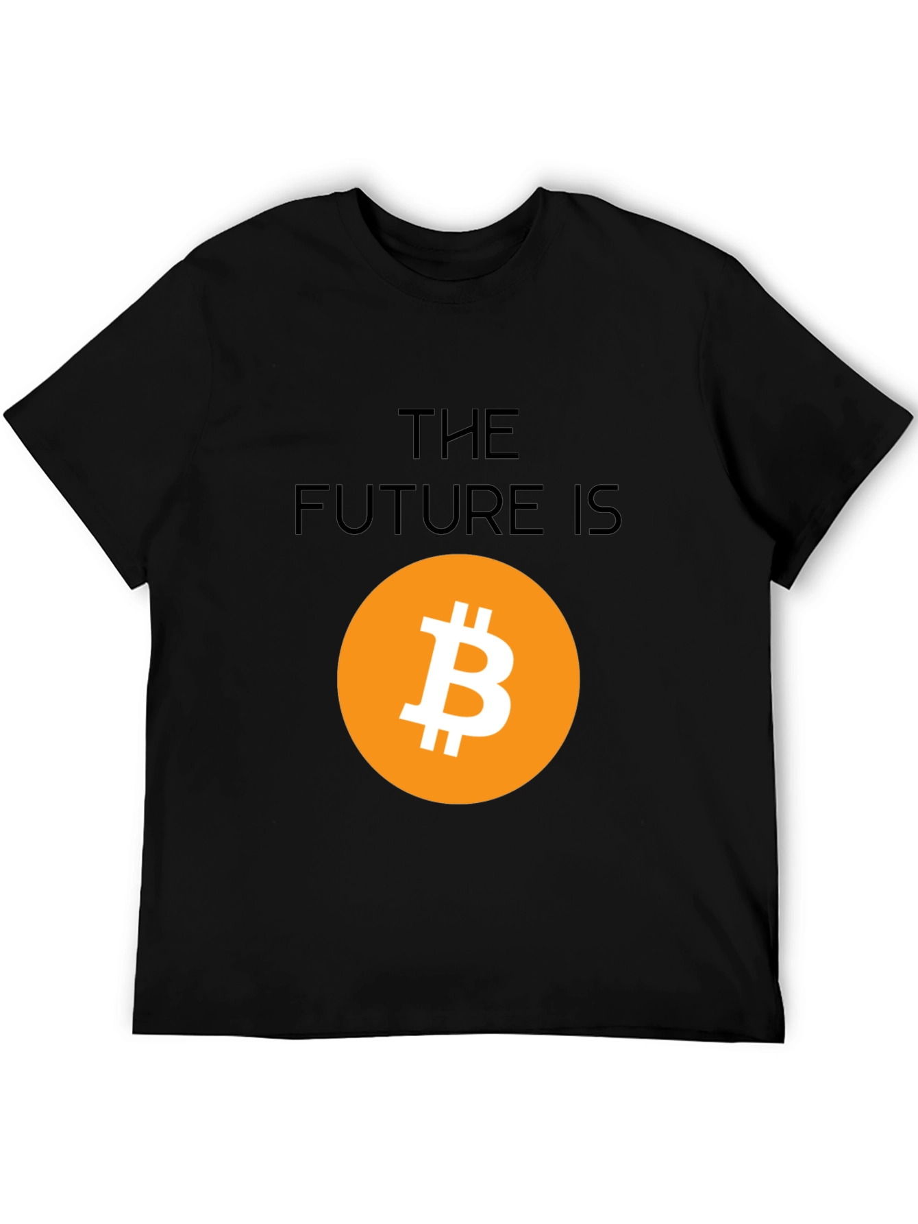 Black Bitcoin Future Graphic Tee - Crypto Black T-Shirt view 5