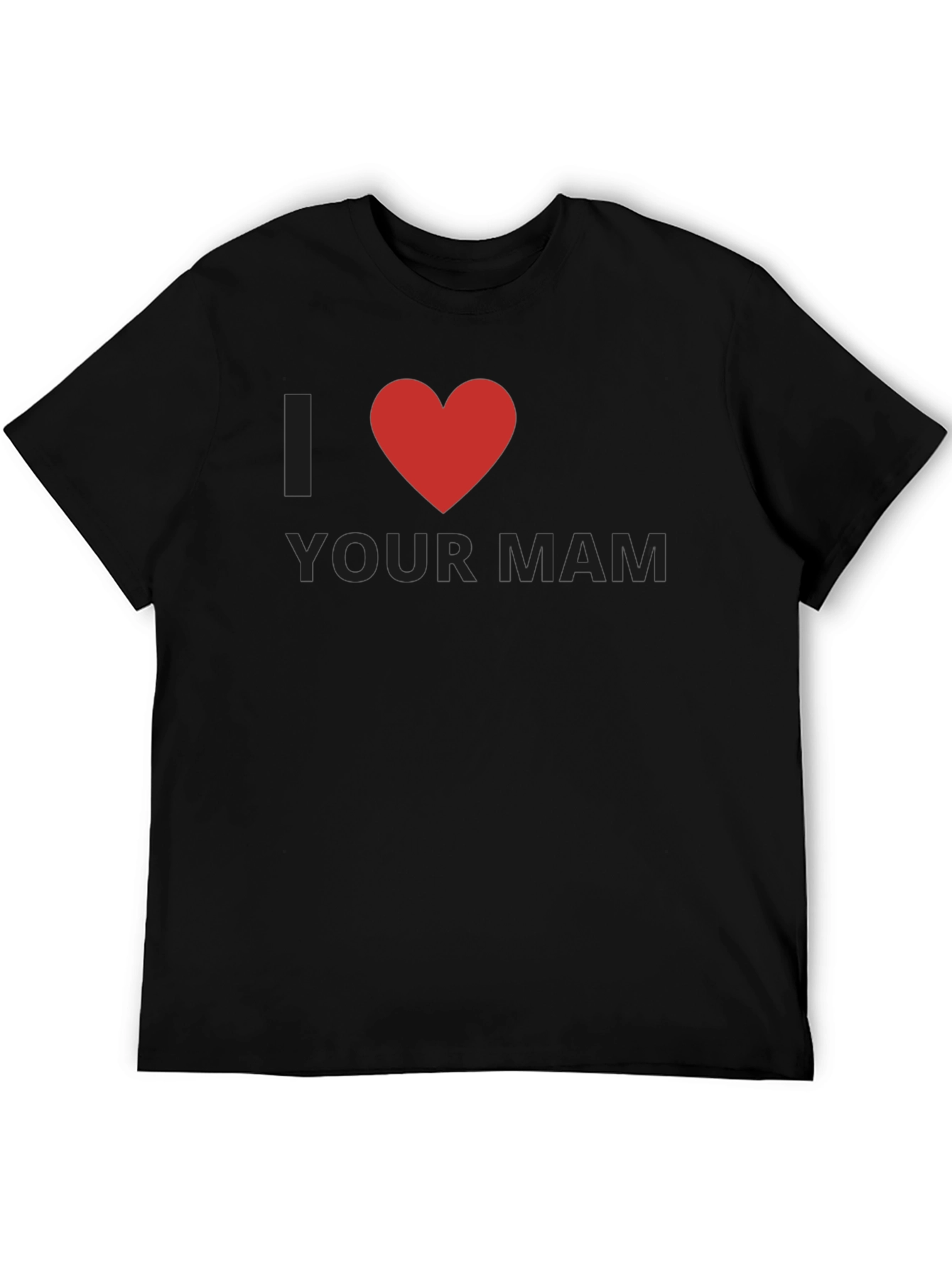 Black I Heart Your Mam Graphic T-Shirt view 5