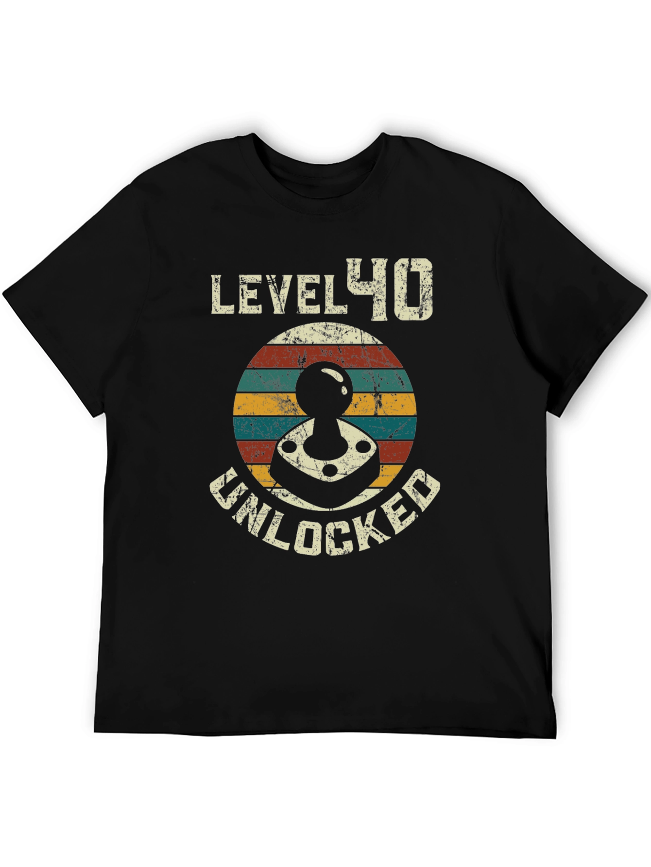 Black Level 40 Unlocked Black Graphic Tee view 5