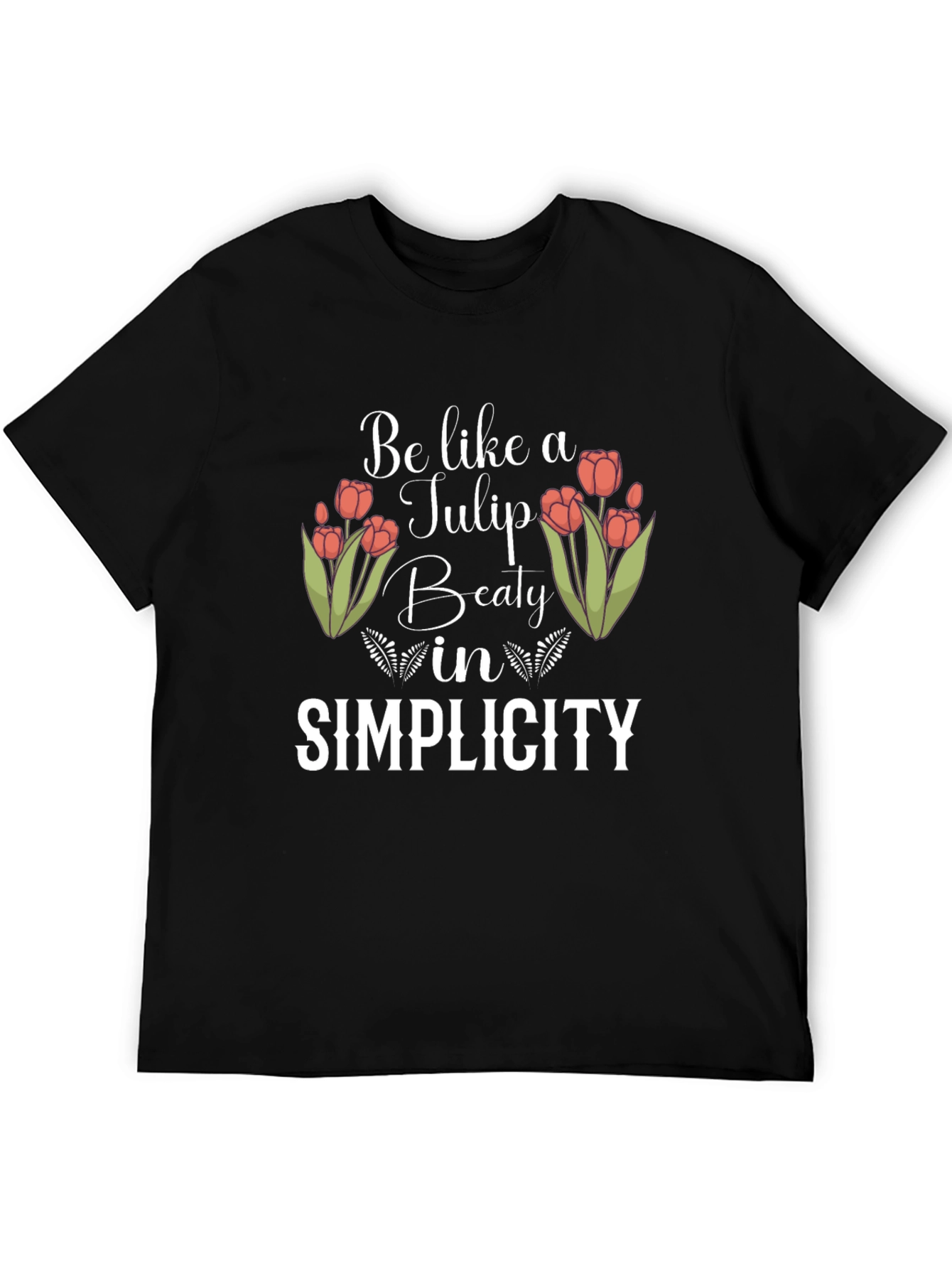 Black Tulip Simplicity Graphic Tee view 5