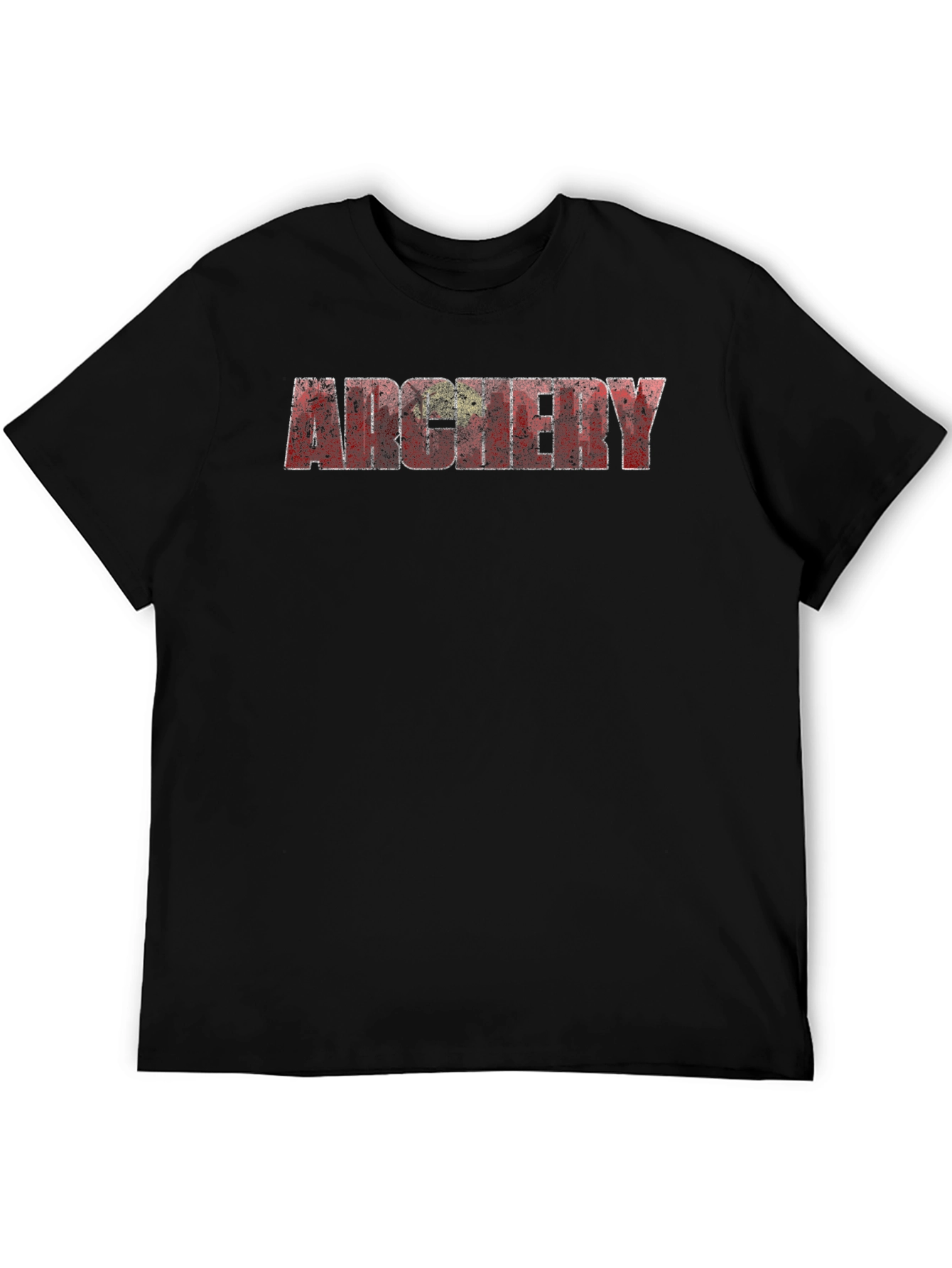 Black Archery Graphic Tee - Black Cotton Shirt view 5