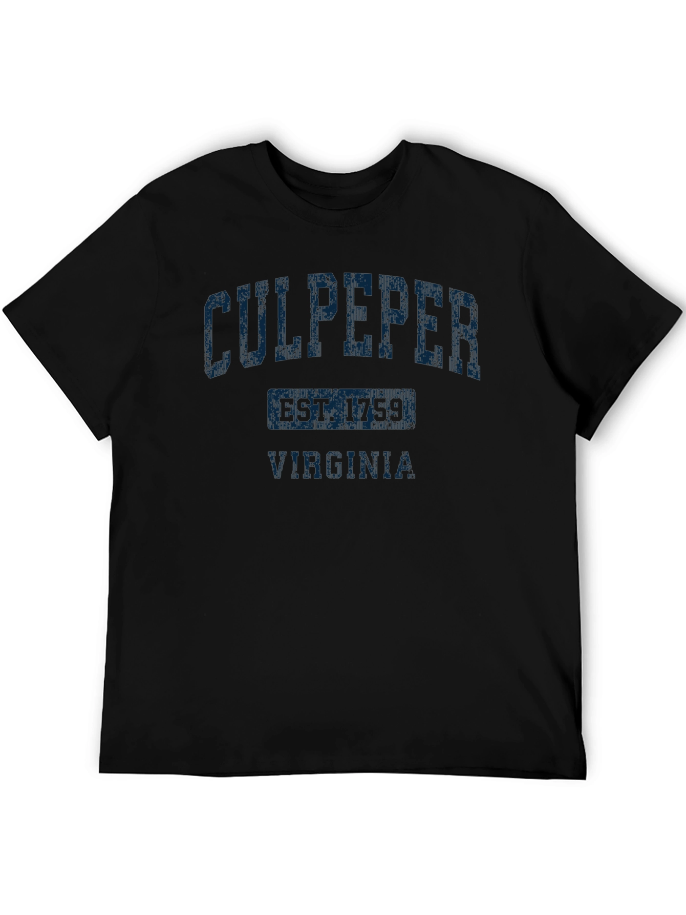 Black Culpeper Virginia Graphic Tee - Vintage Style view 5