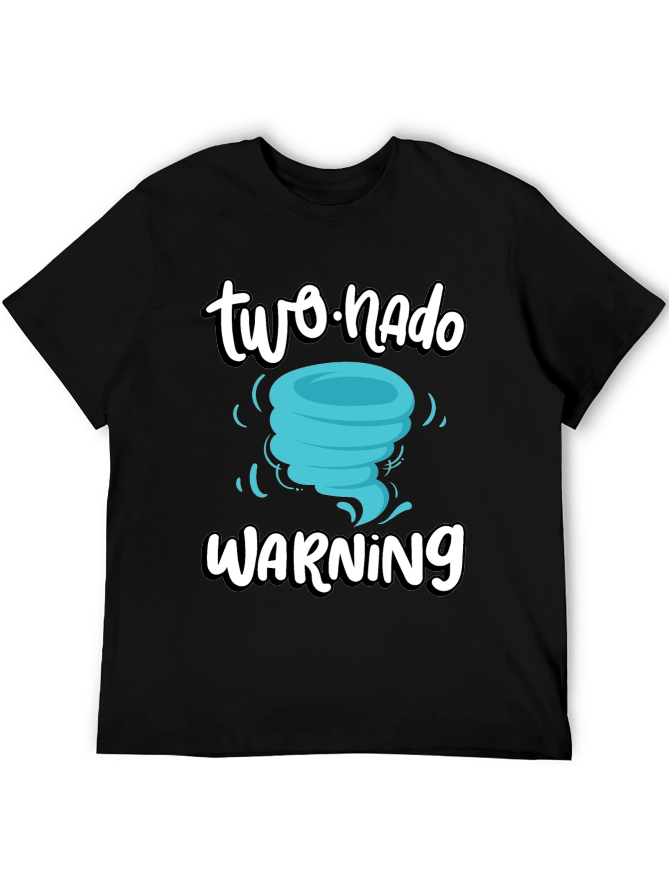 Black Two-nado Warning T-Shirt view 5