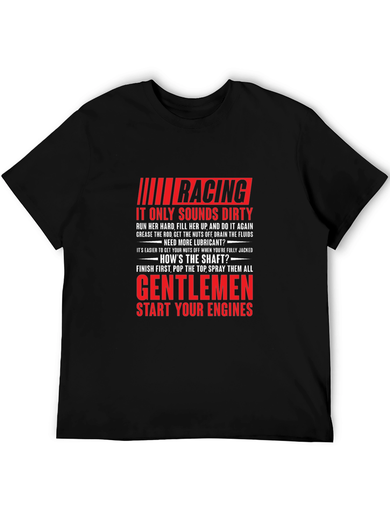 Black Racing Dirty Sounding T-Shirt view 5