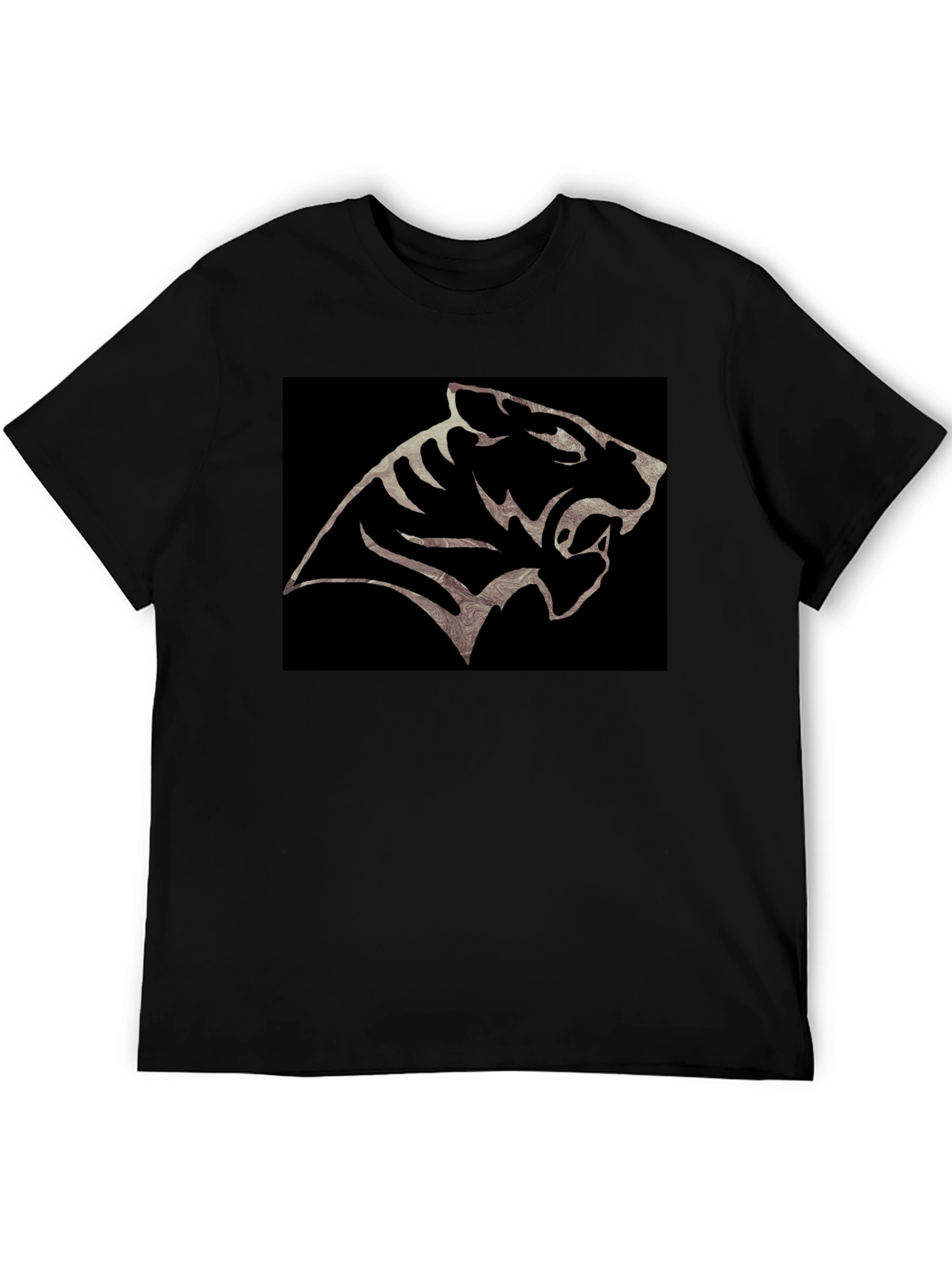 Black Black Tiger Graphic Tee - Fierce Style view 5