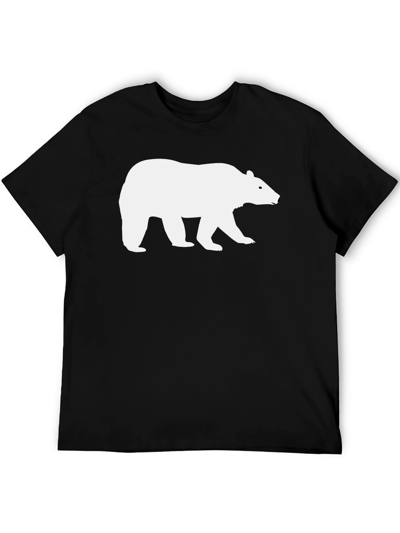 Black Black Bear Graphic Tee - Animal Lover T-Shirt view 5