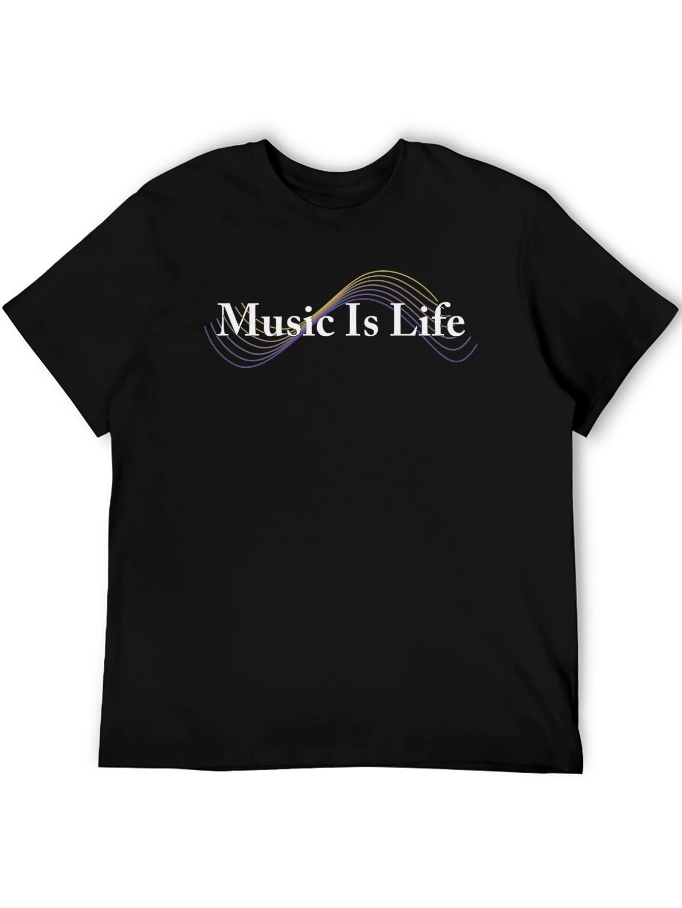 Black Music Is Life Graphic Tee - Soft Cotton Blend view 5