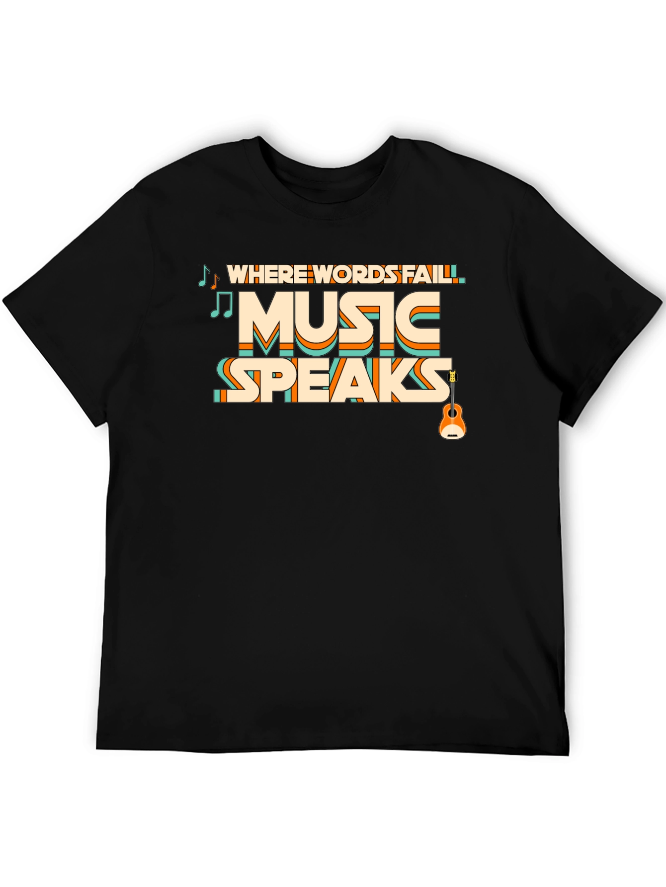 Black Music Speaks Graphic Tee view 5