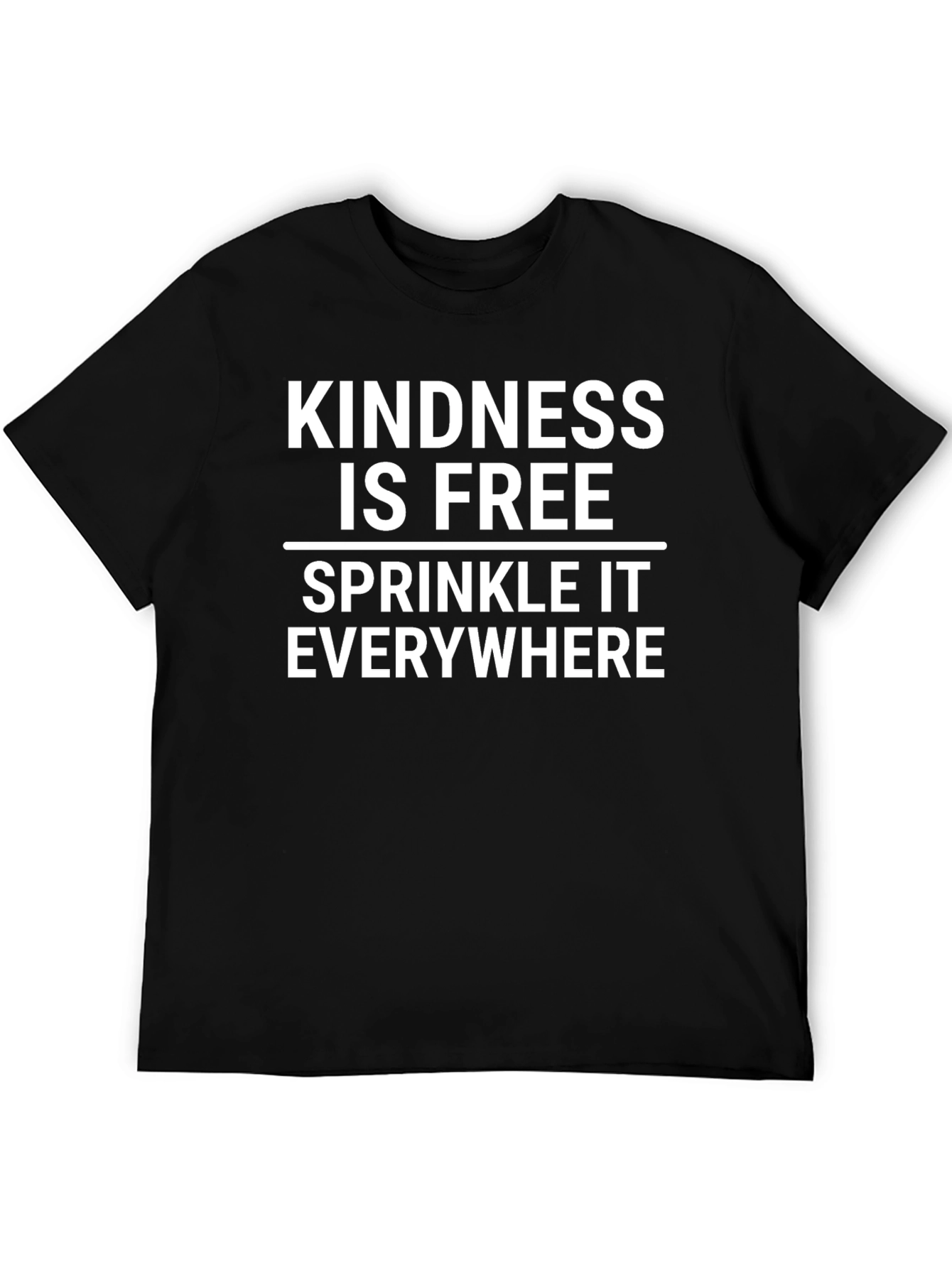 Black Kindness Is Free T-Shirt - Spread Positivity! view 5