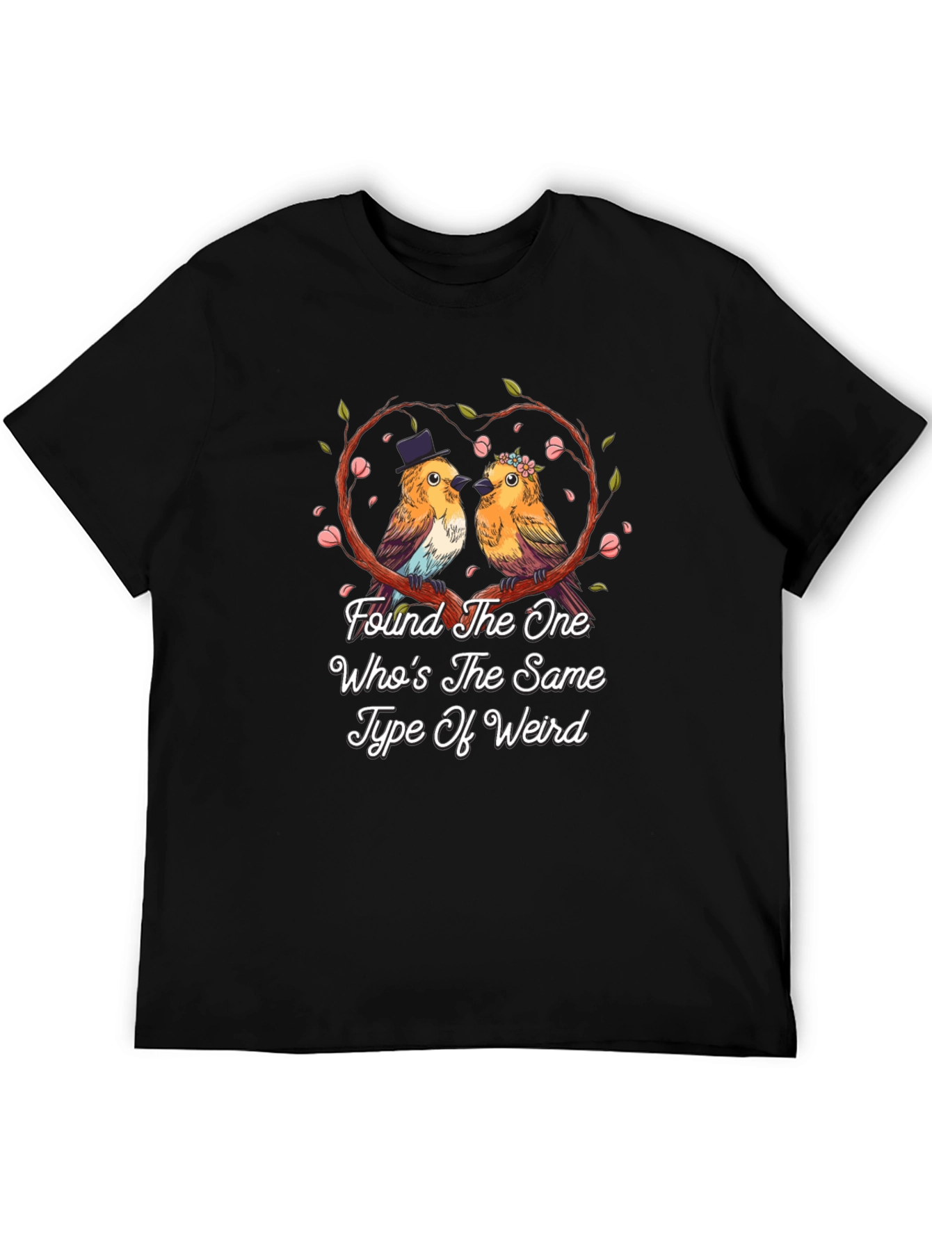 Black Found The One Bird Lover T-Shirt view 5