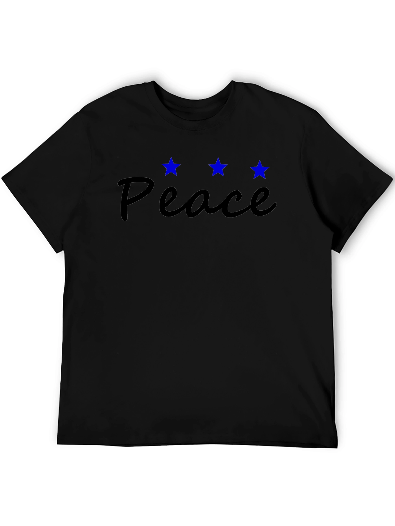 Black Peace Graphic Tee - Casual Comfort view 5