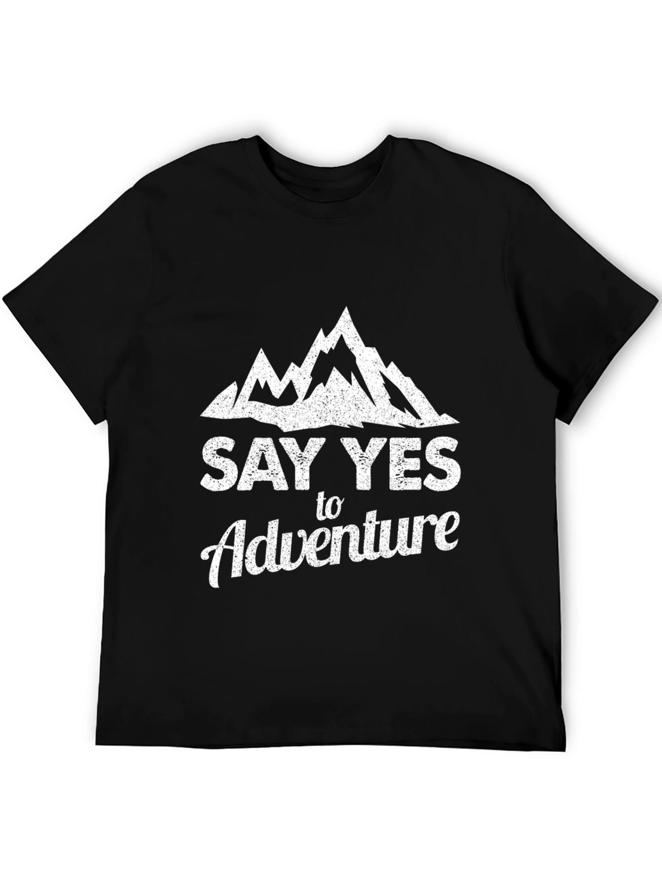 Black Adventure Awaits Graphic Tee view 5