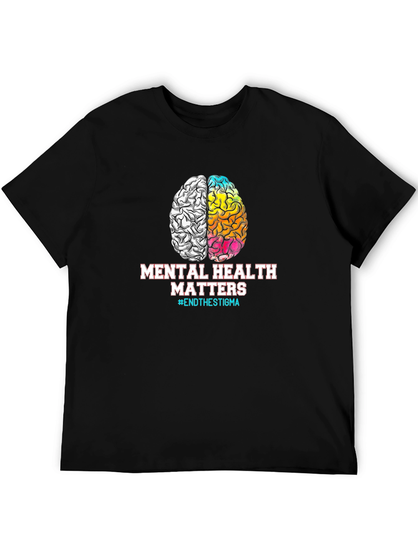 Black Mental Health Matters T-Shirt - End the Stigma view 5