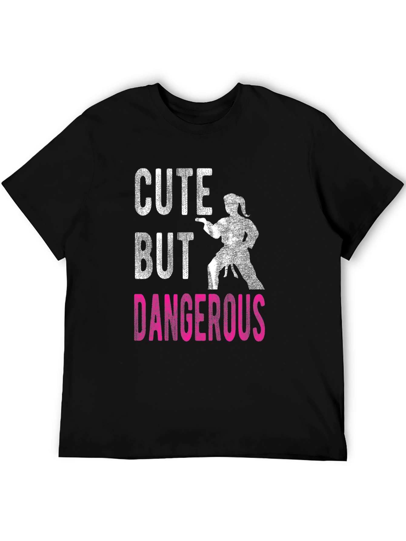 Black Cute But Dangerous T-Shirt view 5