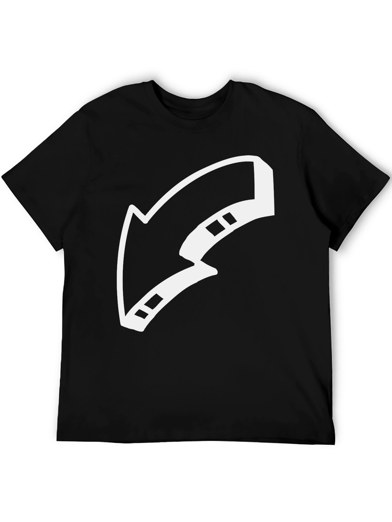Black Arrow Graphic Black T-Shirt view 5