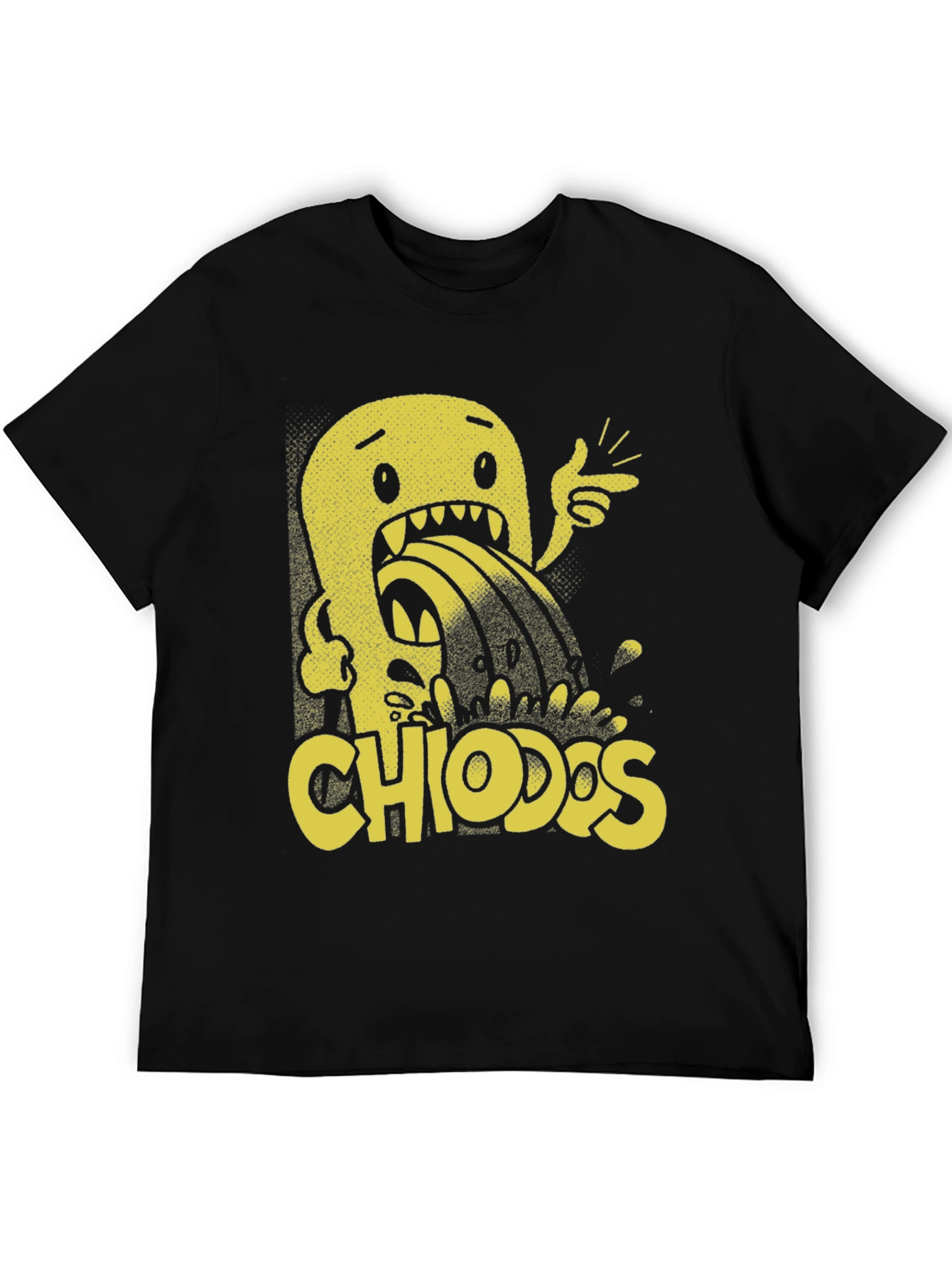 Black Chiodos Graphic Print Black T-Shirt view 5