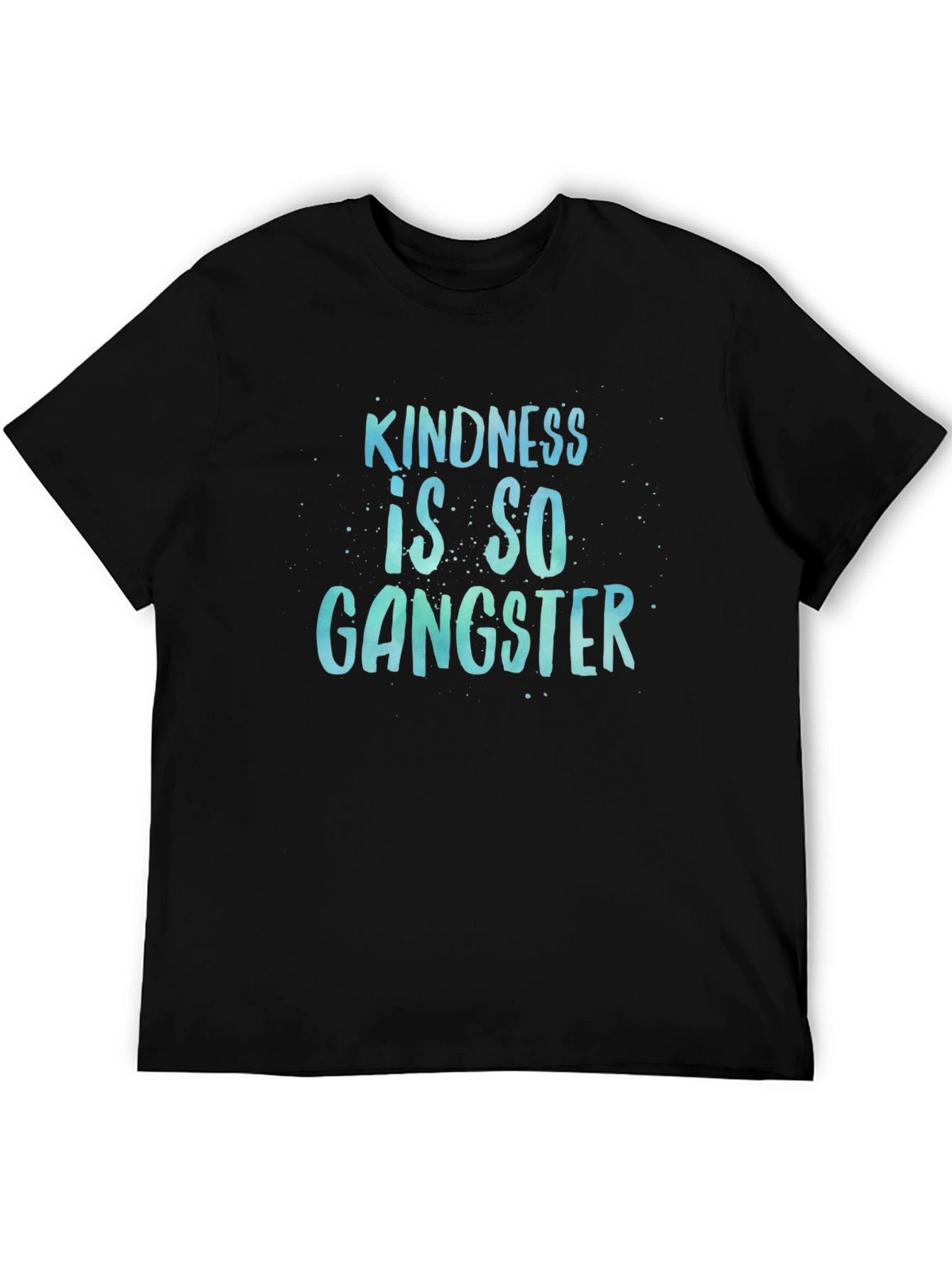 Black Kindness is So Gangster Black T-Shirt view 5