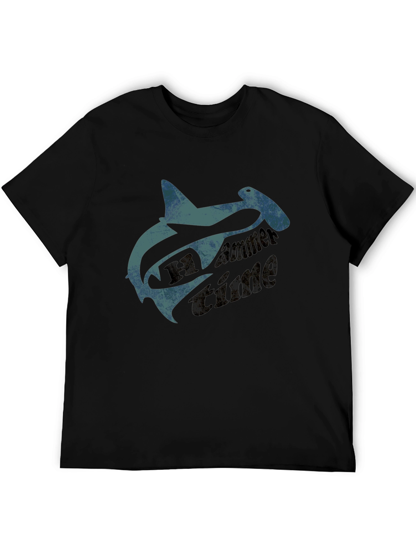 Black Hammerhead Shark T-Shirt - Cool Graphic Tee view 5