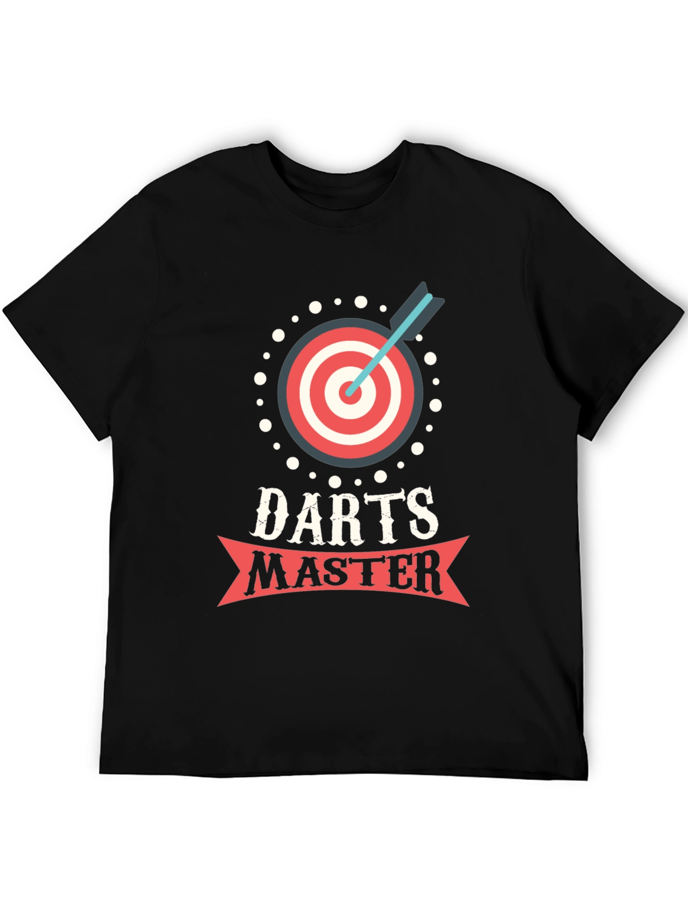 Black Darts Master Black T-Shirt - Game On! view 5