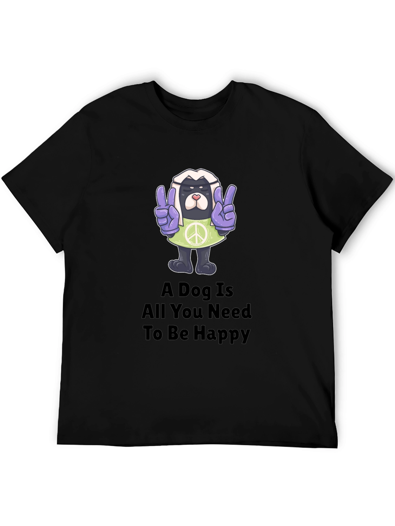 Black Dog Is All You Need T-Shirt view 5