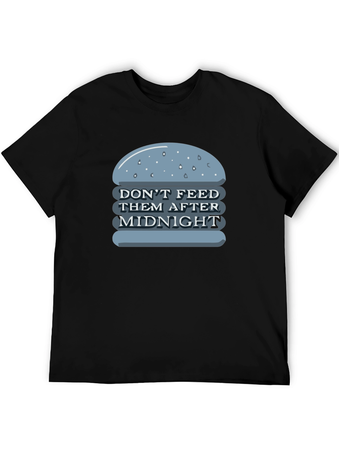 Black Don't Feed After Midnight T-Shirt view 5