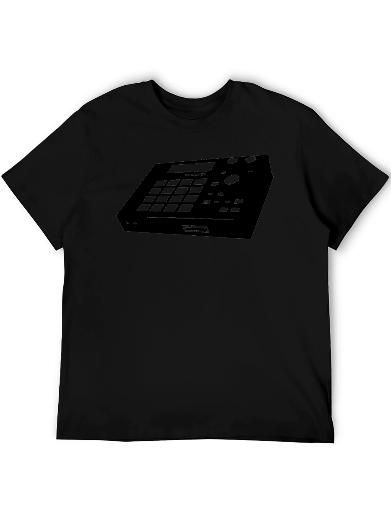 Black MPC Music Producer T-Shirt view 5