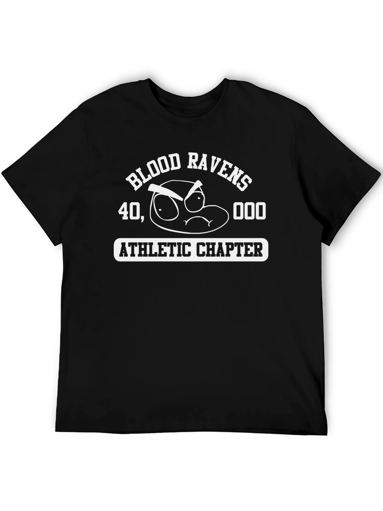 Black Blood Ravens Athletic Chapter Black T-Shirt view 5