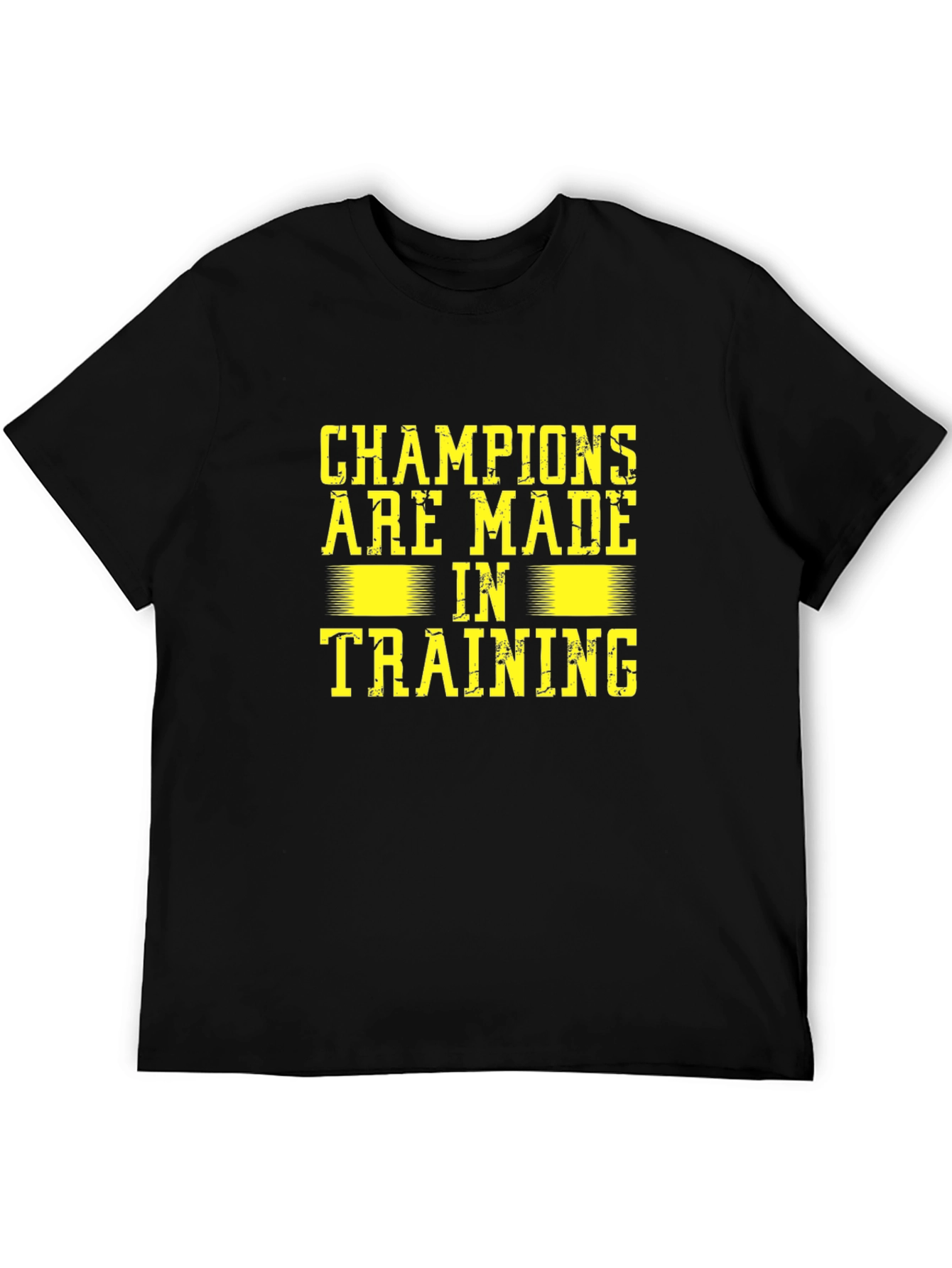 Black Champions Training Graphic Tee - Black view 5