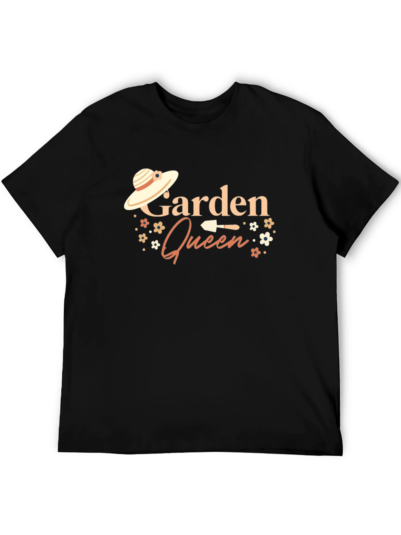 Black Garden Queen Black Graphic T-Shirt view 5