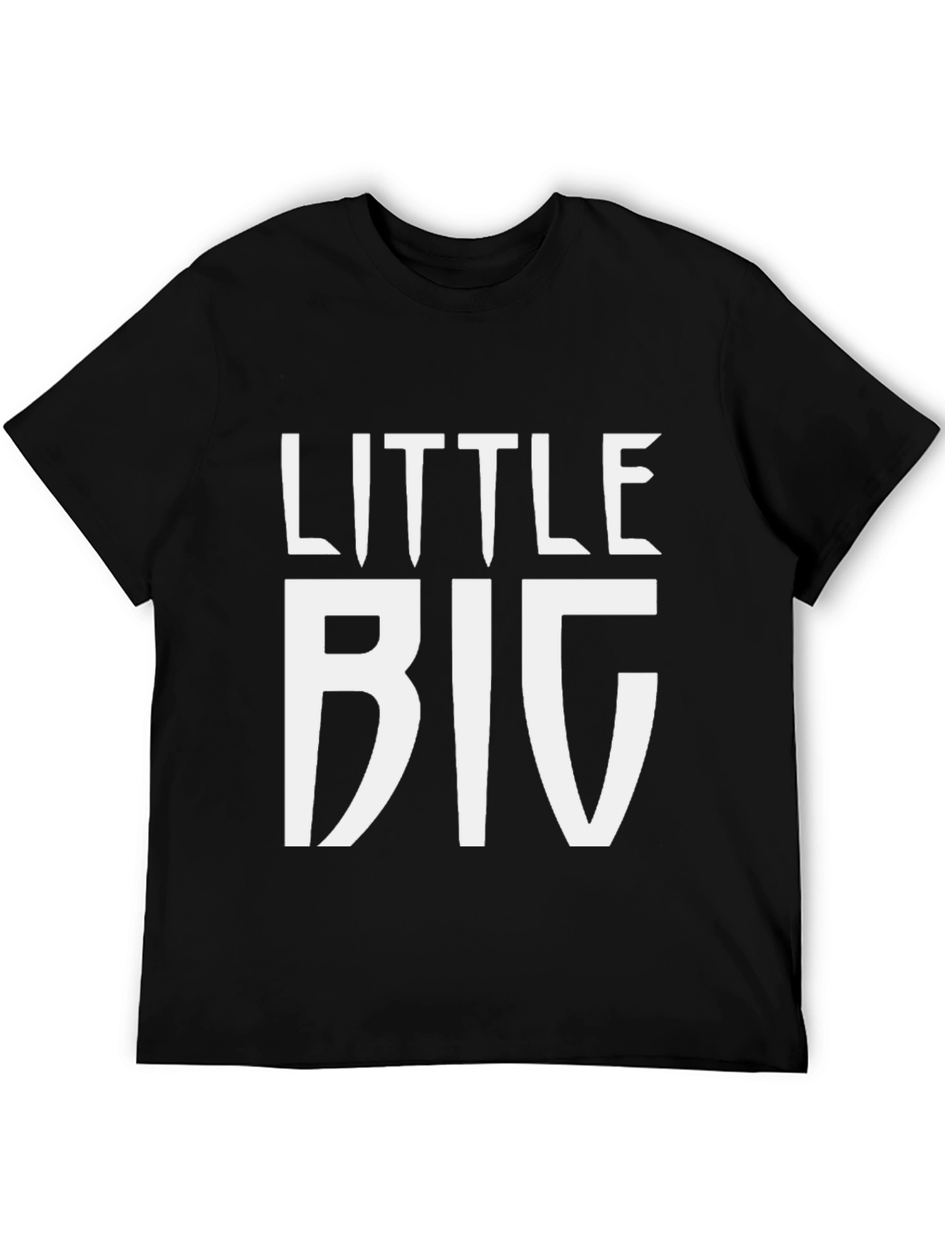 Black Little BIG Black Graphic Tee view 5