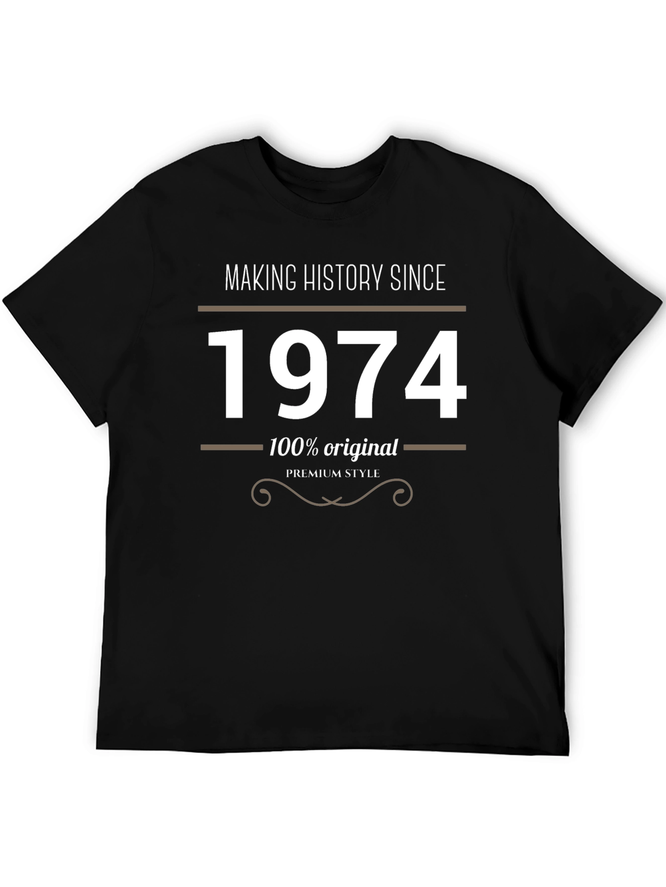 Black Making History Since 1974 Black T-Shirt view 5