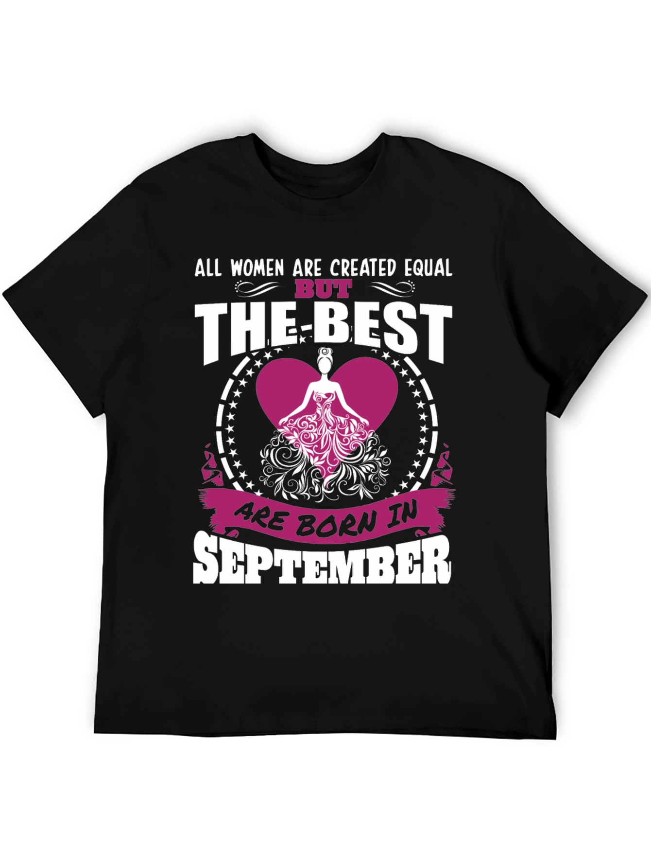 Black Women Created Equal September Birthday T-Shirt view 5