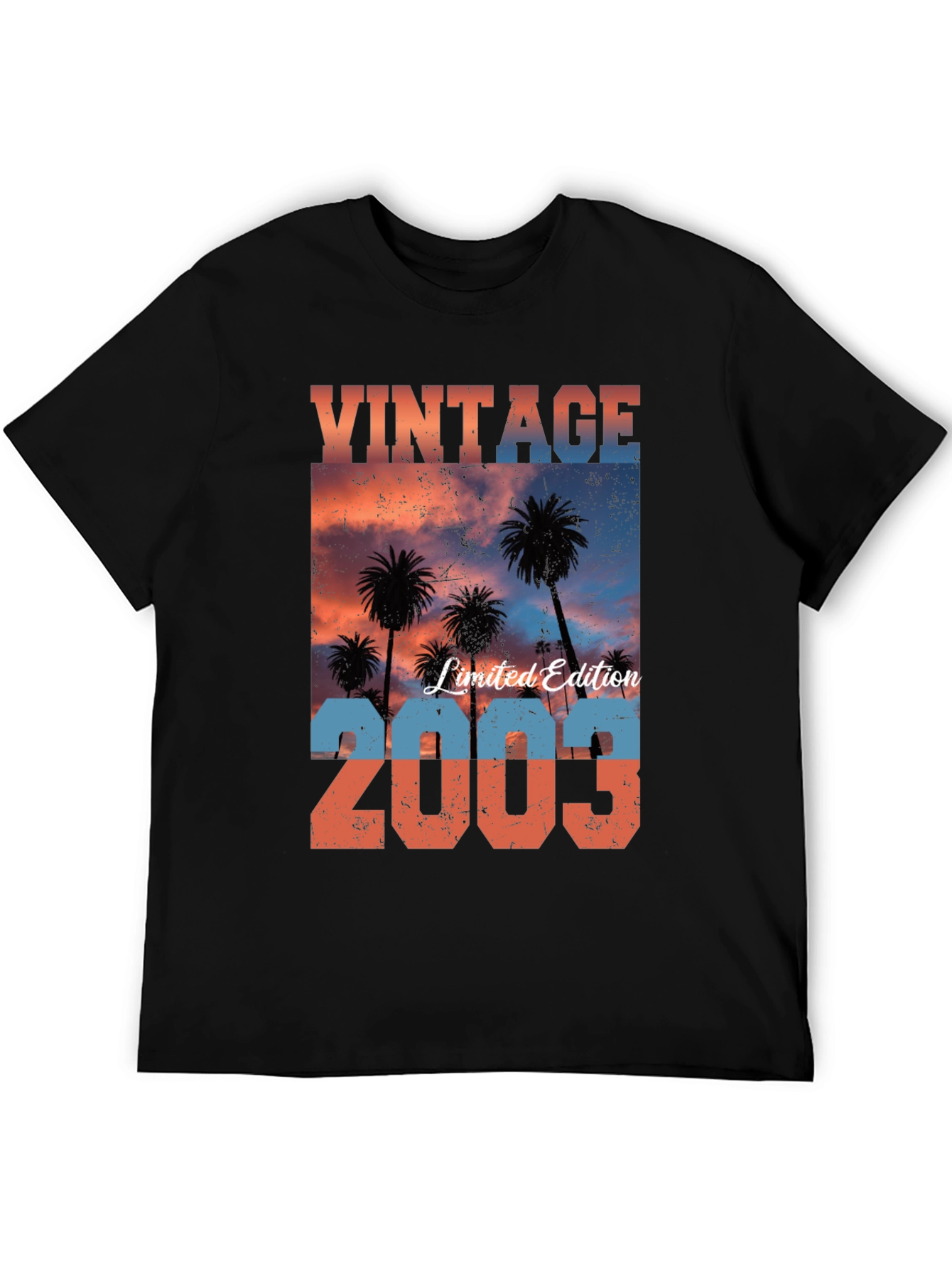 Black Vintage 2003 Limited Edition Palm Tee view 5