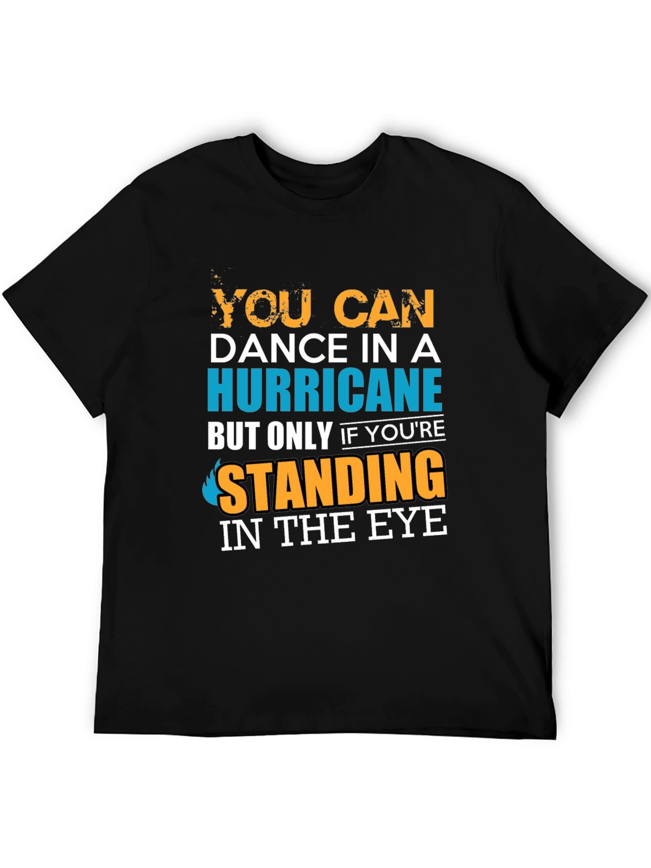 Black Dance in a Hurricane T-Shirt: Bold Graphic Tee view 5