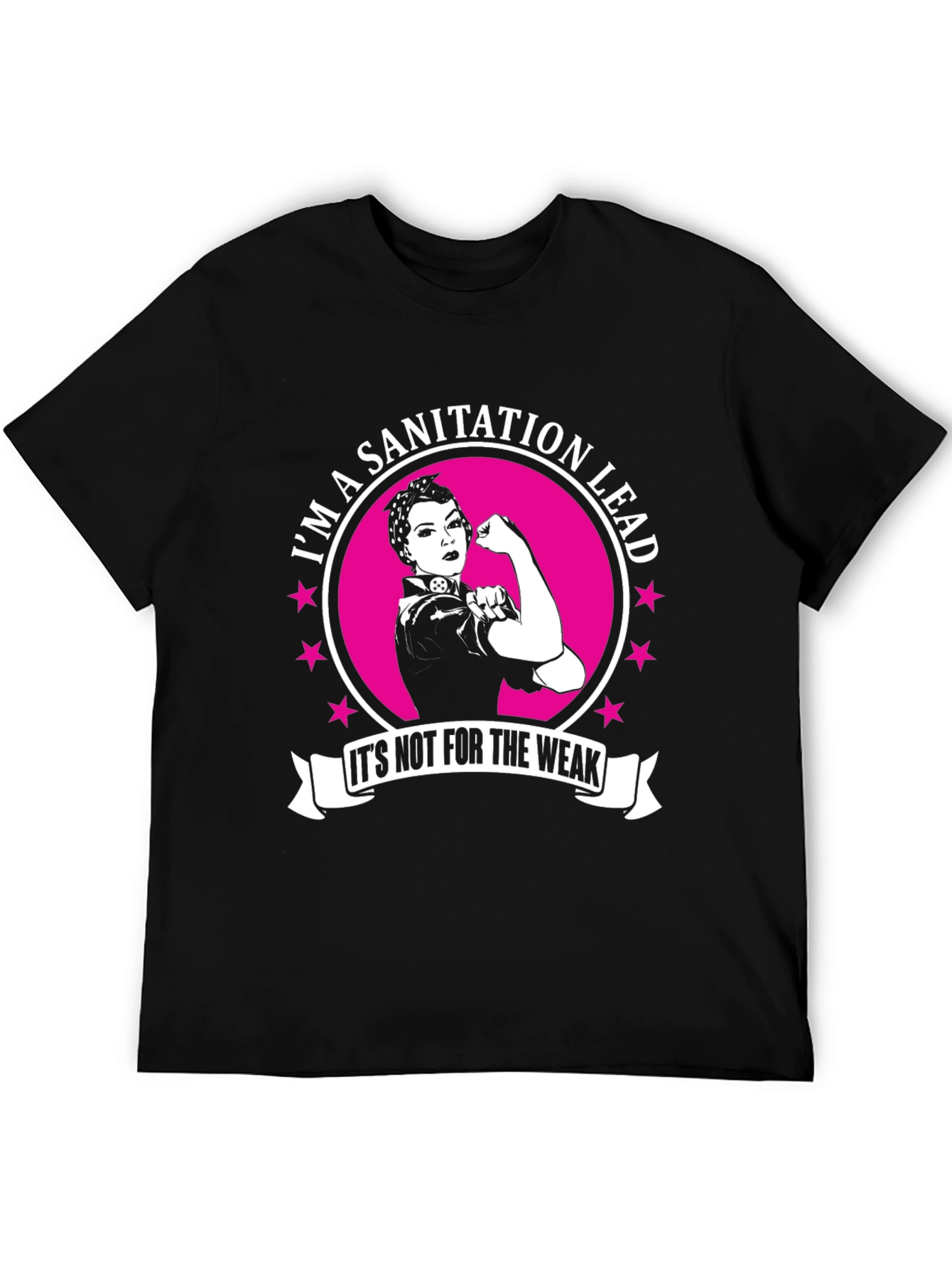 Black Sanitation Lead T-Shirt - It's Not for the Weak! view 5