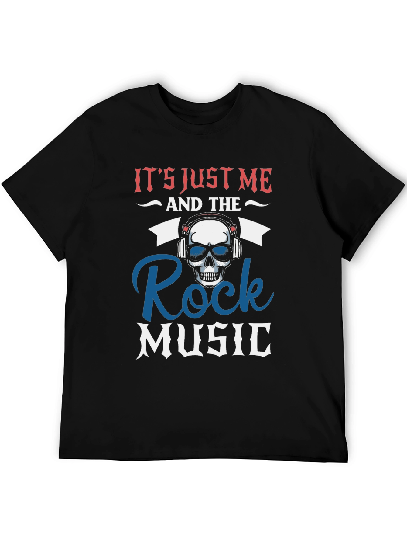 Black Rock Music Skull T-Shirt - 'It's Just Me' view 5