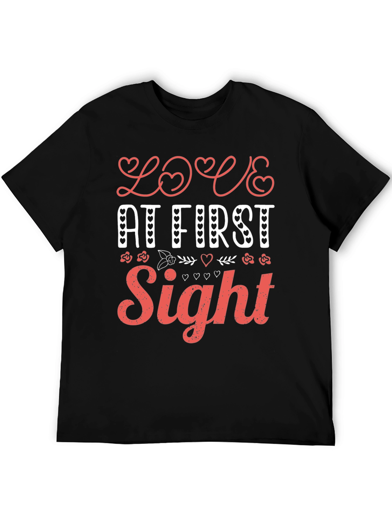 Black Love At First Sight T-Shirt view 5