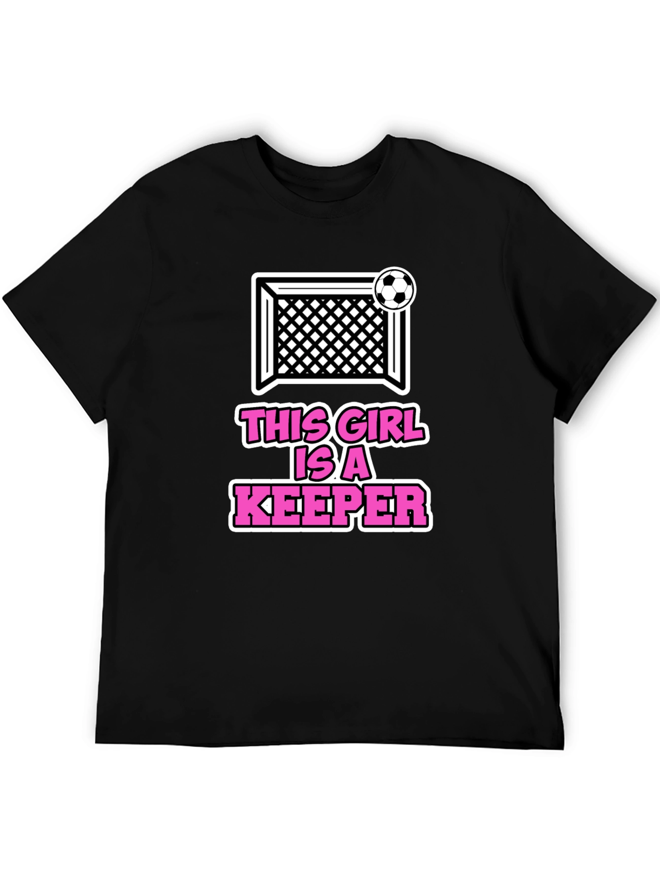Black This Girl is a Keeper T-Shirt view 5